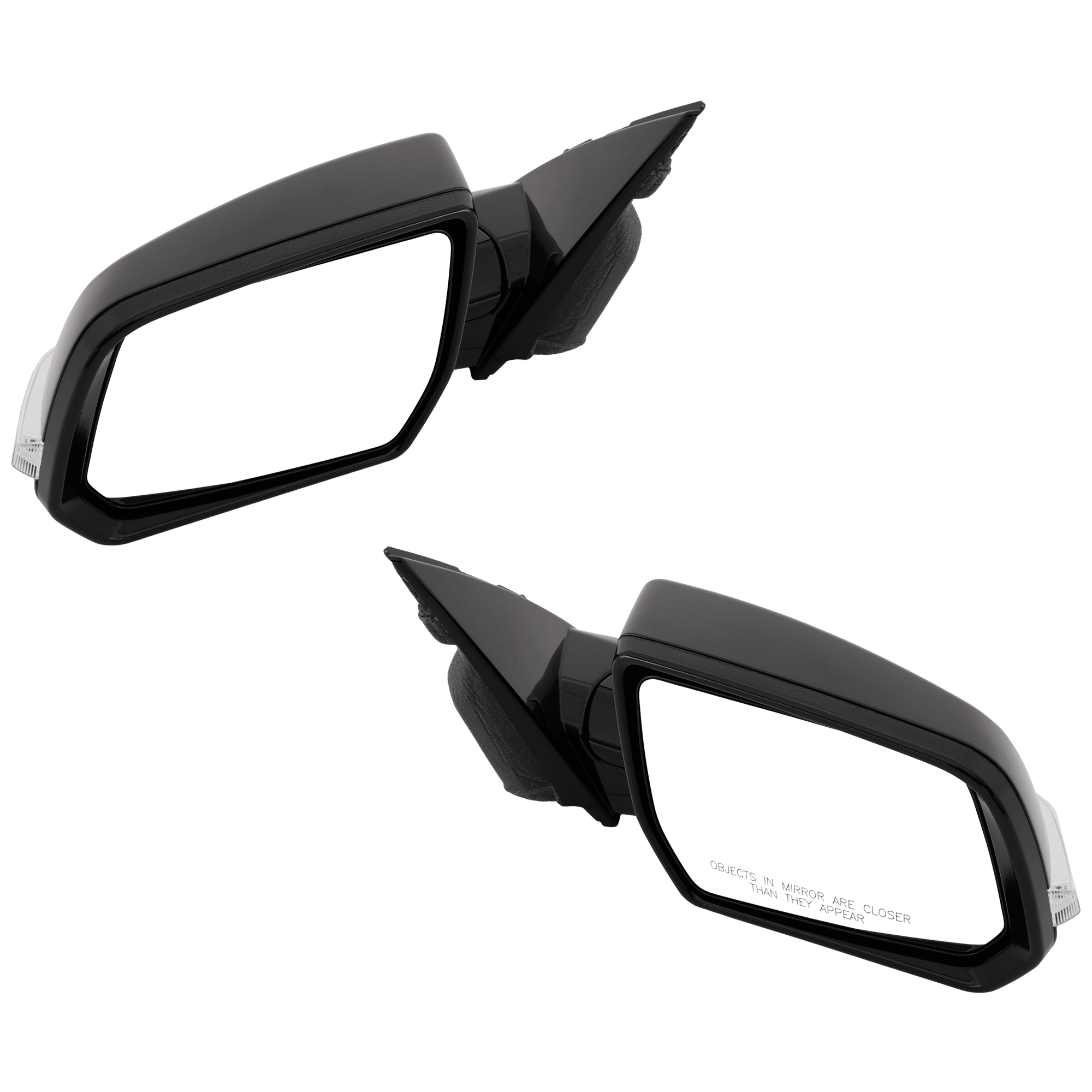 AM TRAVERSE 18-19 MIRROR RH AND LH Power Manual Folding Heated Paintable w Signal Light No Auto dimming Memory Puddle Light and Lane Change Assist LT Model SKU SET GM267ER S Partslink GM1320600 GM1321600 OEM 84498309 PFM