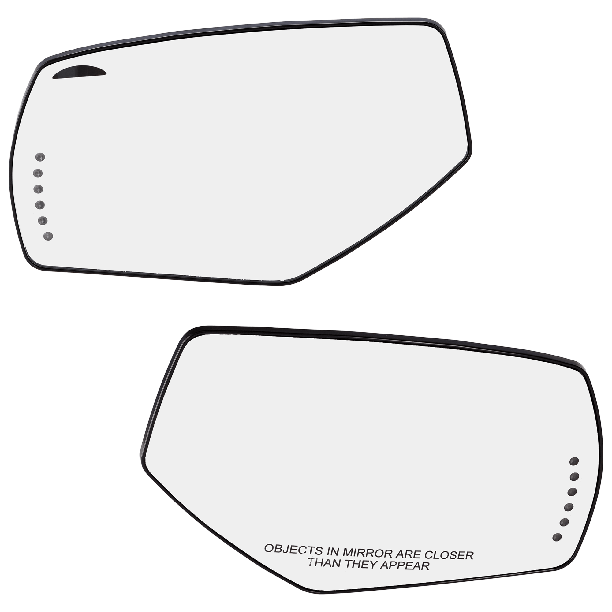 AM SILVERADO SIERRA 1500-14-19-2500-3500-15-19 MIRROR GLASS RH AND LH Power Heated Non Towing w o Sport Mirror SKU SET GM277GR Partslink GM1324146 GM1325146 OEM 22753637 PFM 84499222 PFM 2291