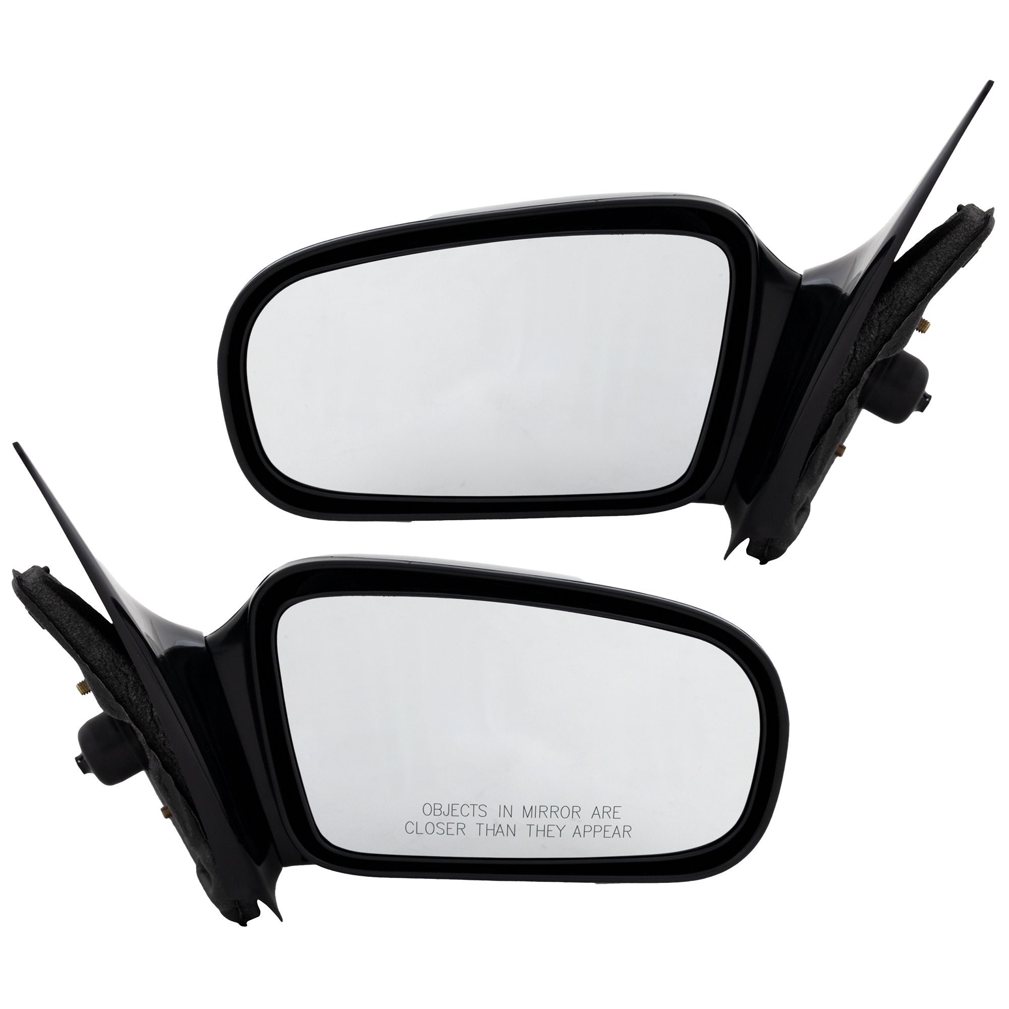 AM CAVALIER SUNFIRE 95-05 MIRROR RH AND LH Manual Adjust Non Heated Non Folding Paintable No Auto dimming BSD Memory and Signal Light Coupe SKU SET GM33R Partslink GM1320148 GM1321148 OEM 10362466-22728847