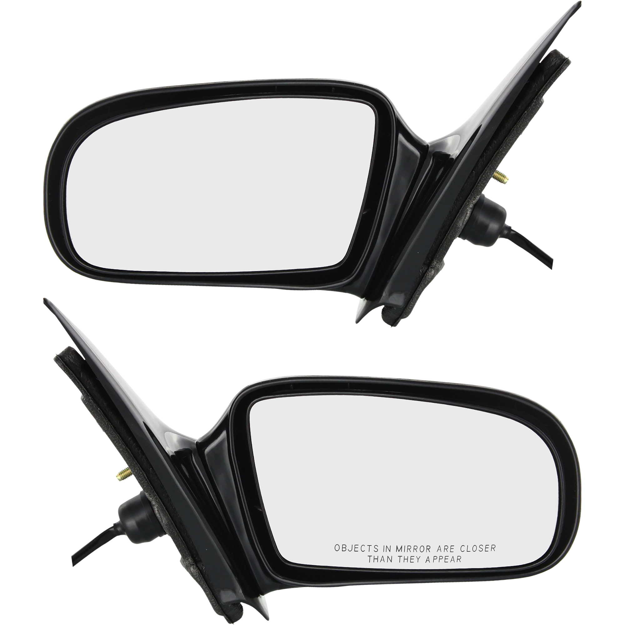 AM CAVALIER SUNFIRE 95-05 MIRROR RH AND LH Power Manual Folding Non Heated Paintable Sedan SKU SET GM34ER Partslink GM1320165 GM1321165 OEM 10362465-22728844