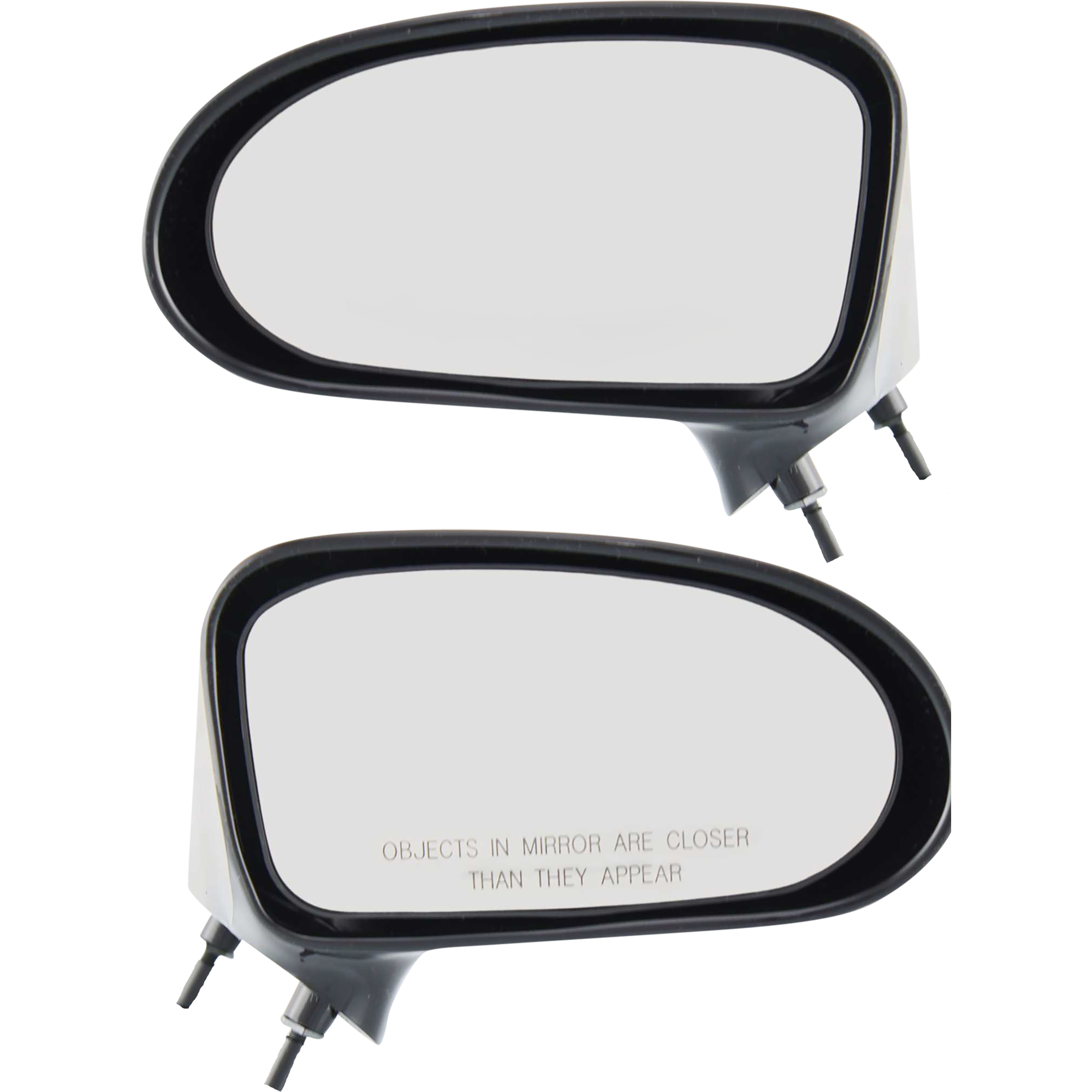 AM LE SABRE 92-99 MIRROR RH AND LH Manual Adjust Non Heated Non Folding Paintable SKU SET GM35R Partslink GM1320201 GM1321201 OEM 20744296-25607496