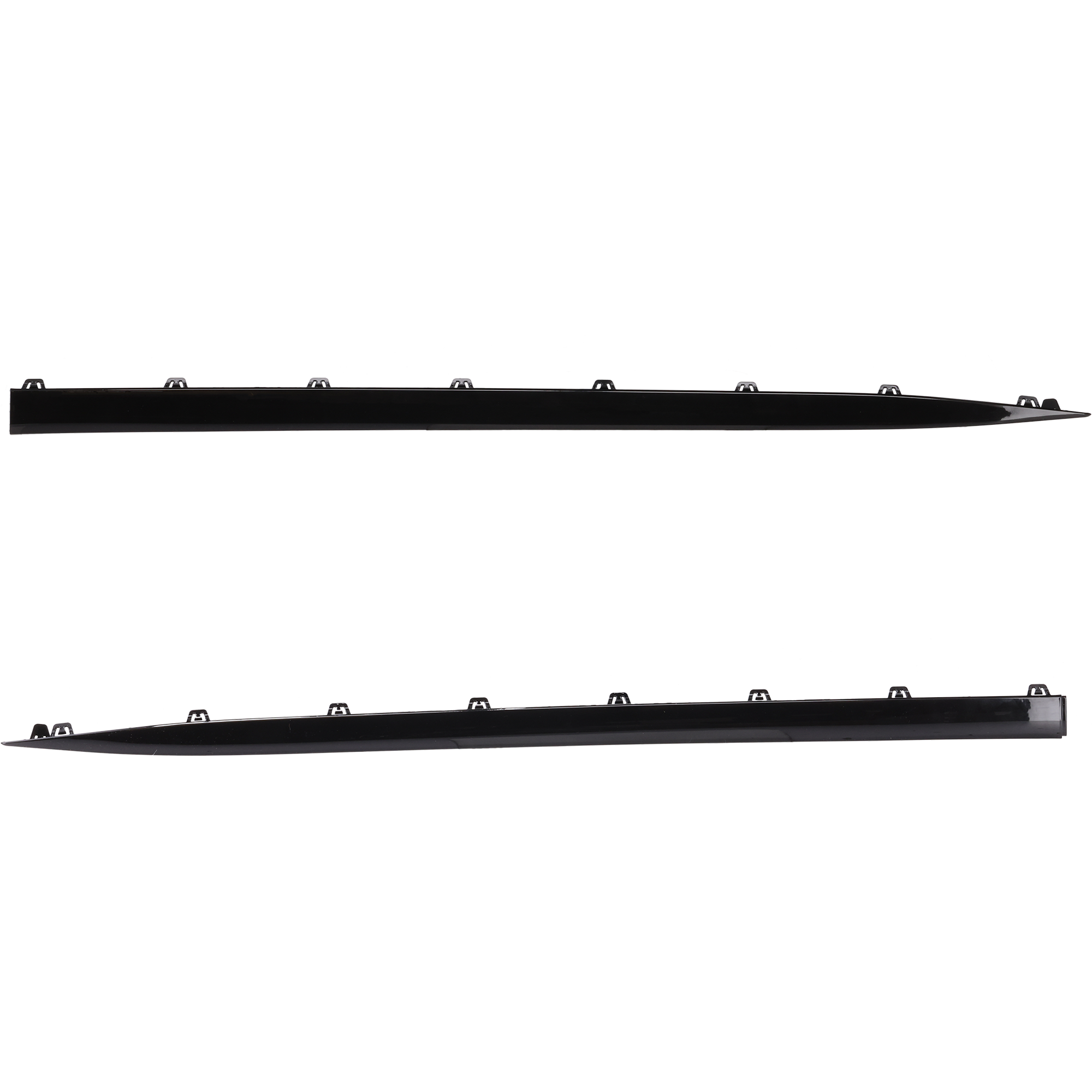 AM C43 AMG 23-23 ROCK PANEL MOLDING RH AND LH Front Section w Night Package Sedan SKU SET GM43050025 Partslink MB1606143 OEM 2066983300-206698340064