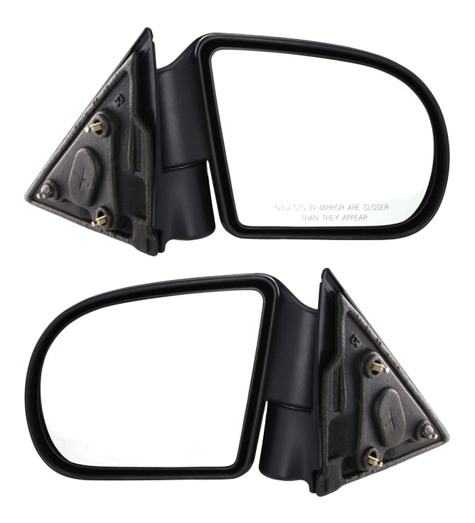 AM S10 PICKUP 99-04 BLAZER 99-05 MIRROR RH AND LH Power Manual Folding Heated Textured SKU SET GM49ER Partslink GM1320192 GM1321192 OEM 15105940-15105941