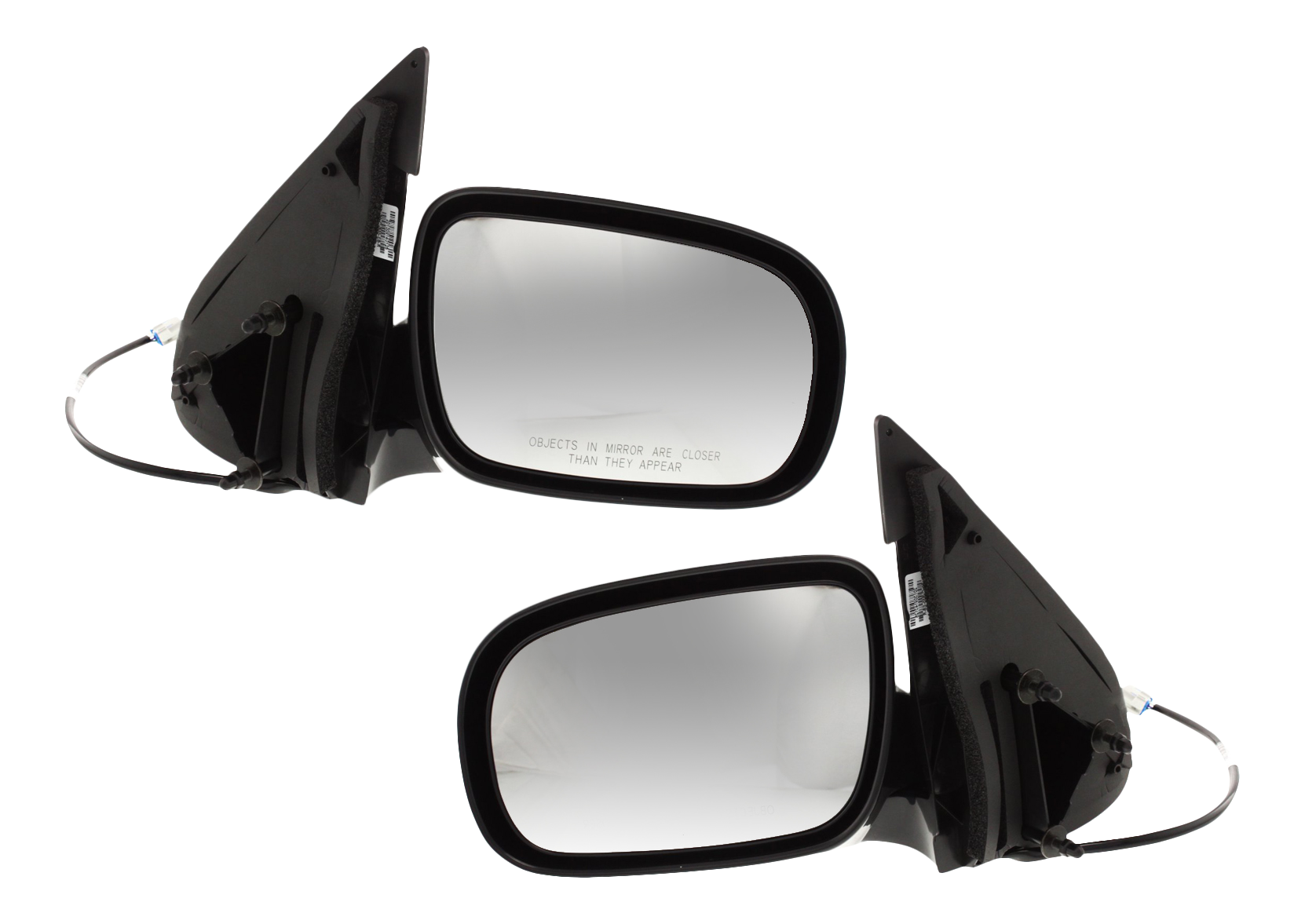 AM VENTURE 97-05 UPLANDER 05-09 MIRROR RH AND LH Power Manual Folding Non Heated Paintable SKU SET GM51ER Partslink GM1320222 GM1321222 OEM 1030803-1030804