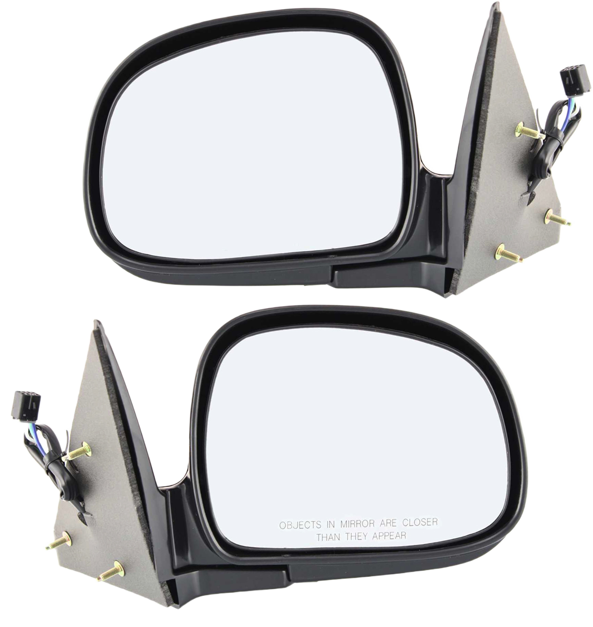 AM BLAZER 98-98 JIMMY 99-00 MIRROR RH AND LH Power Manual Folding Non Heated Paintable No Auto dimming BSD Memory and Signal Light SKU SET GM52ER Partslink GM1320185 GM1321185 OEM 15151117-15151118
