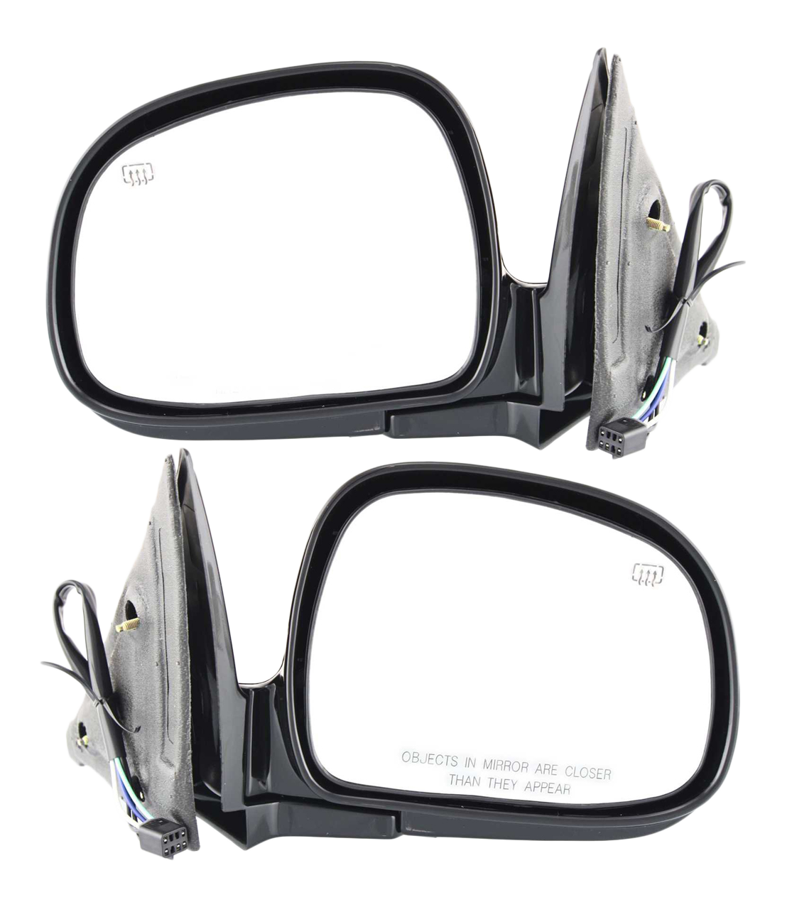 AM S10 PICKUP BLAZER 98-98 MIRROR RH AND LH Power Manual Folding Heated Paintable SKU SET GM58ER Partslink GM1320171 GM1321171 OEM 15151119-15151120