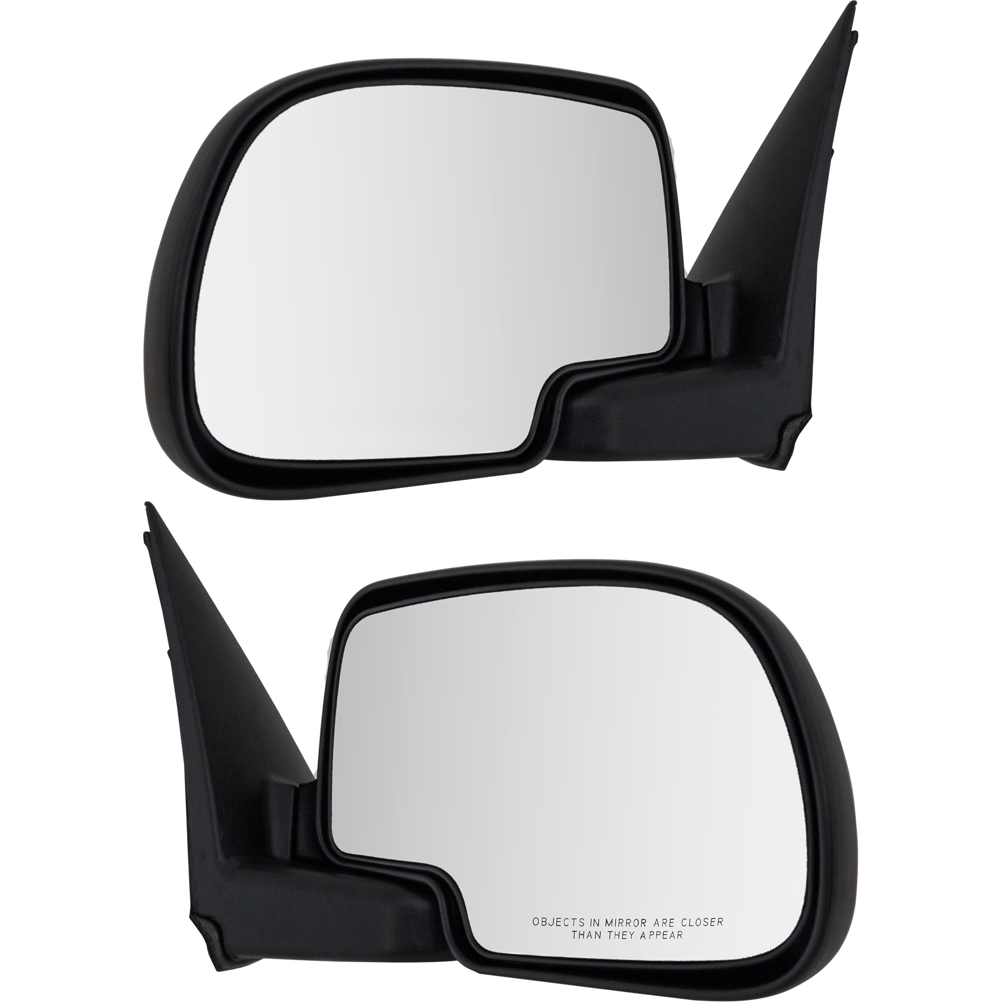 AM SILVERADO SIERRA 99-06 MIRROR RH AND LH Manual Adjust Manual Folding Non Heated Textured Includes 2007 Classic SKU SET GM59R Partslink GM1320230 GM1321230 OEM 25876714-25876715