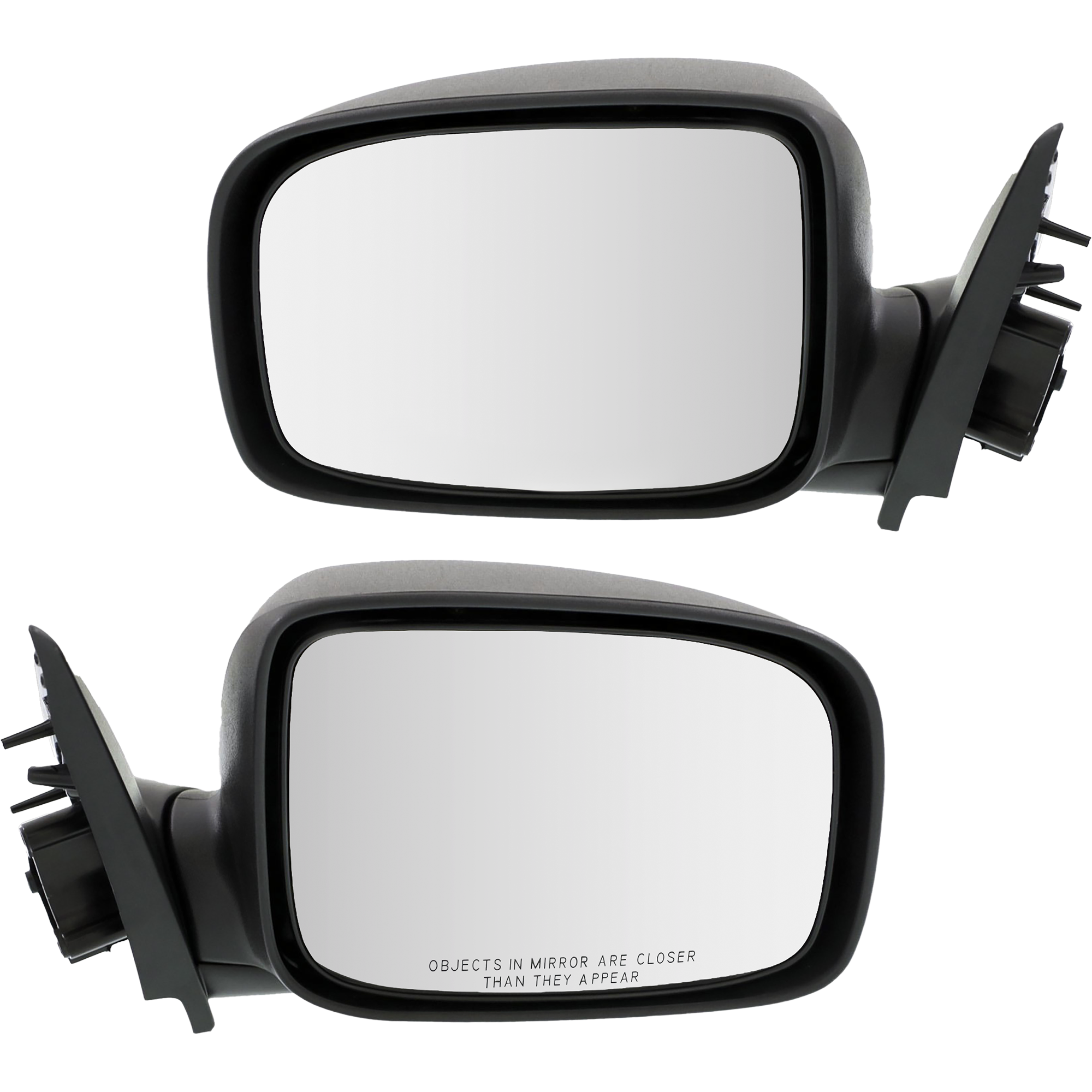 AM COLORADO CANYON 04-12 MIRROR RH AND LH Manual Adjust Manual Folding Non Heated Textured SKU SET GM66R Partslink GM1320286 GM1321286 OEM 15246903-15246904