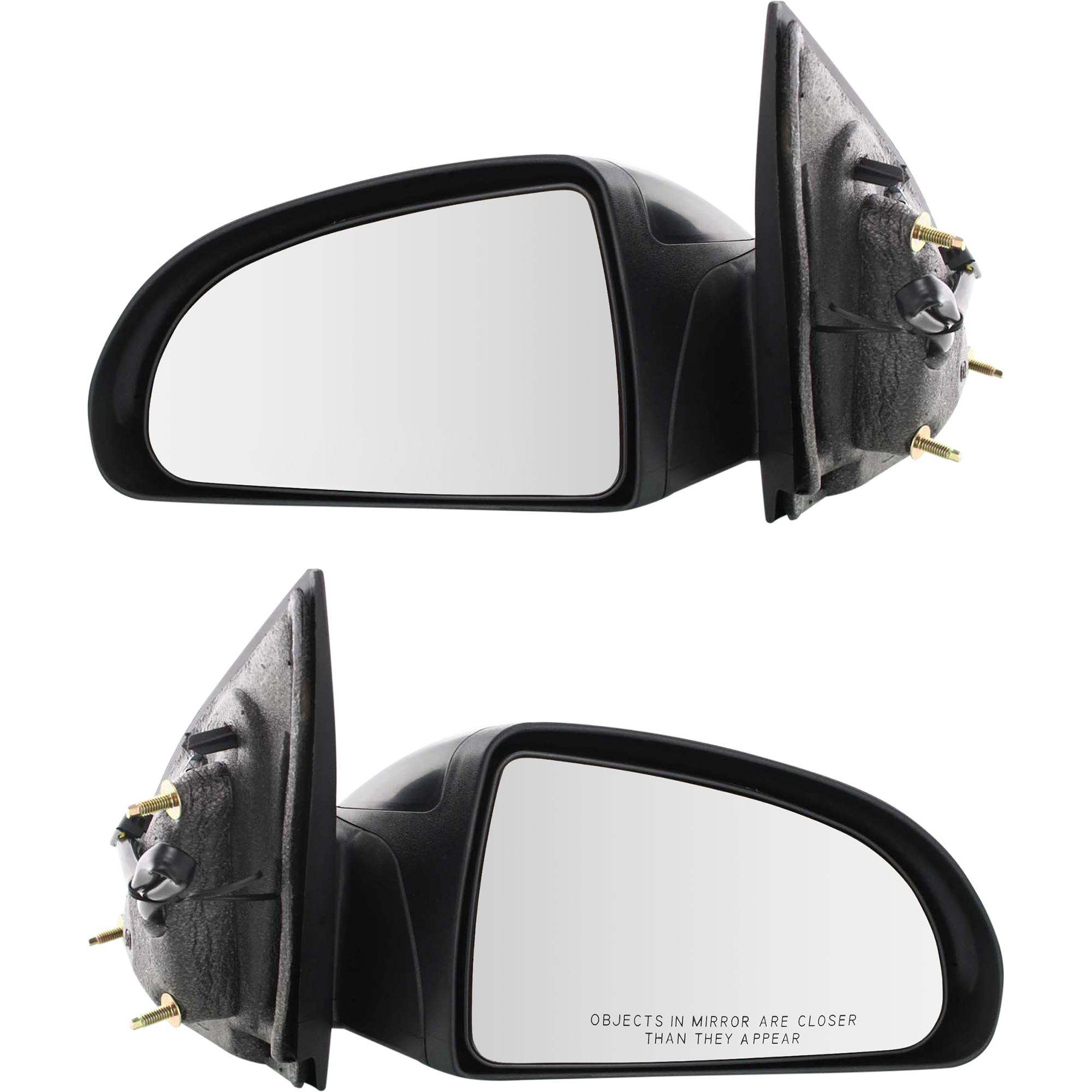 AM COBALT 05-10 MIRROR RH AND LH Power Non Folding Non Heated Paintable Sedan SKU SET GM71ER Partslink GM1320290 GM1321290 OEM 25831895-25831896