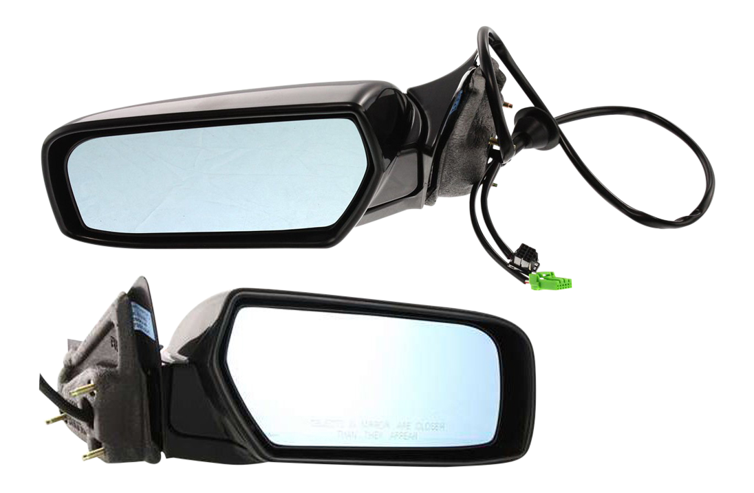 AM CTS 03-07 MIRROR RH AND LH Power Manual Folding Heated Paintable w Memory No Auto dimming BSD and Signal Light SKU SET GM75ER Partslink GM1320357 GM1321357 OEM 25765008-25765009