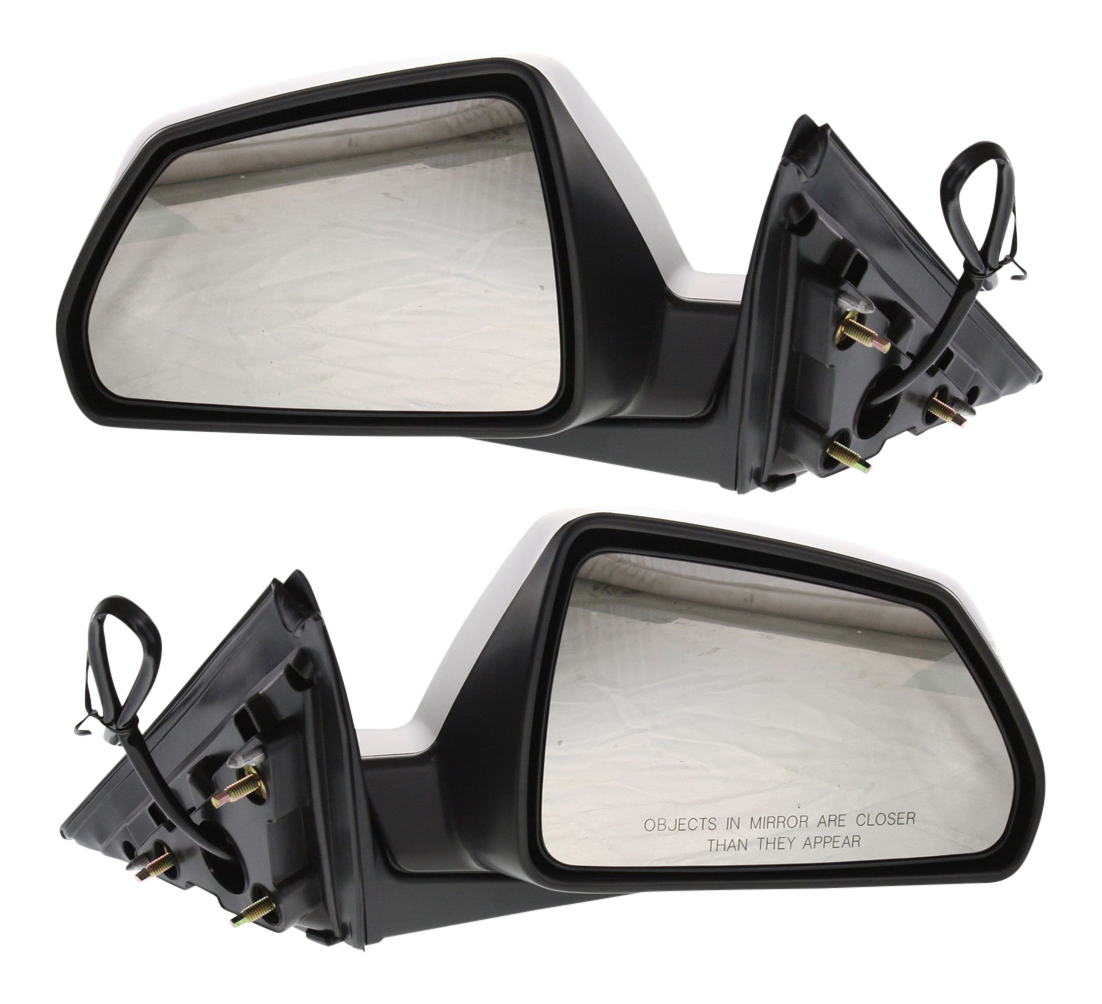 AM CTS 08-14 MIRROR RH AND LH Power Manual Folding Heated Paintable No Auto dimming BSD Memory and Signal Light SKU SET GM83ER Partslink GM1320403 GM1321403 OEM 25828082-25828083