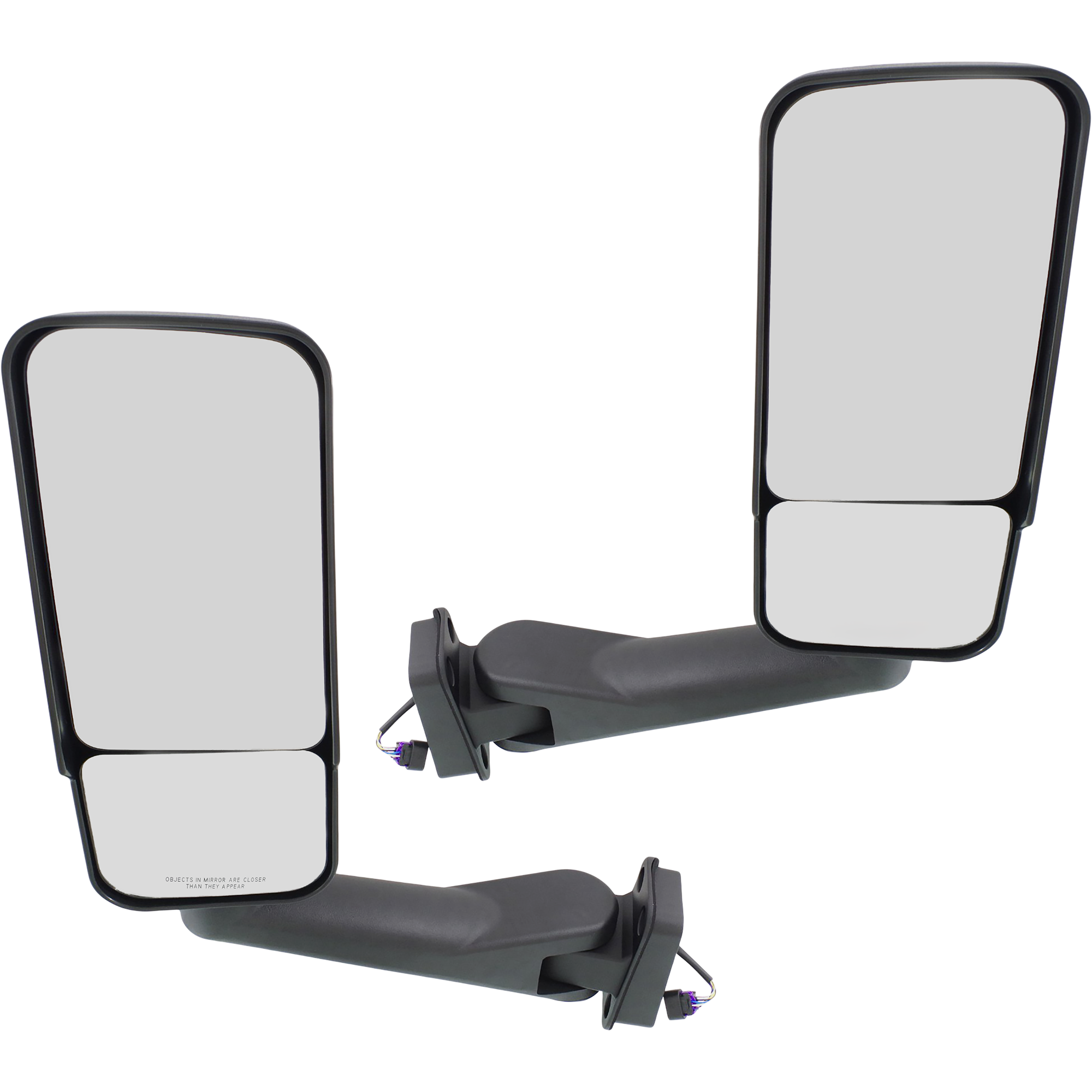 AM C4500 TOPKICK KODIAK 03-09 MIRROR RH AND LH Power Manual Folding Heated Paintable w In housing Signal Light No Auto dimming BSD and Memory SKU SET GM92ER S Partslink GM1320687 GM1321687 OEM 25886104-25886112