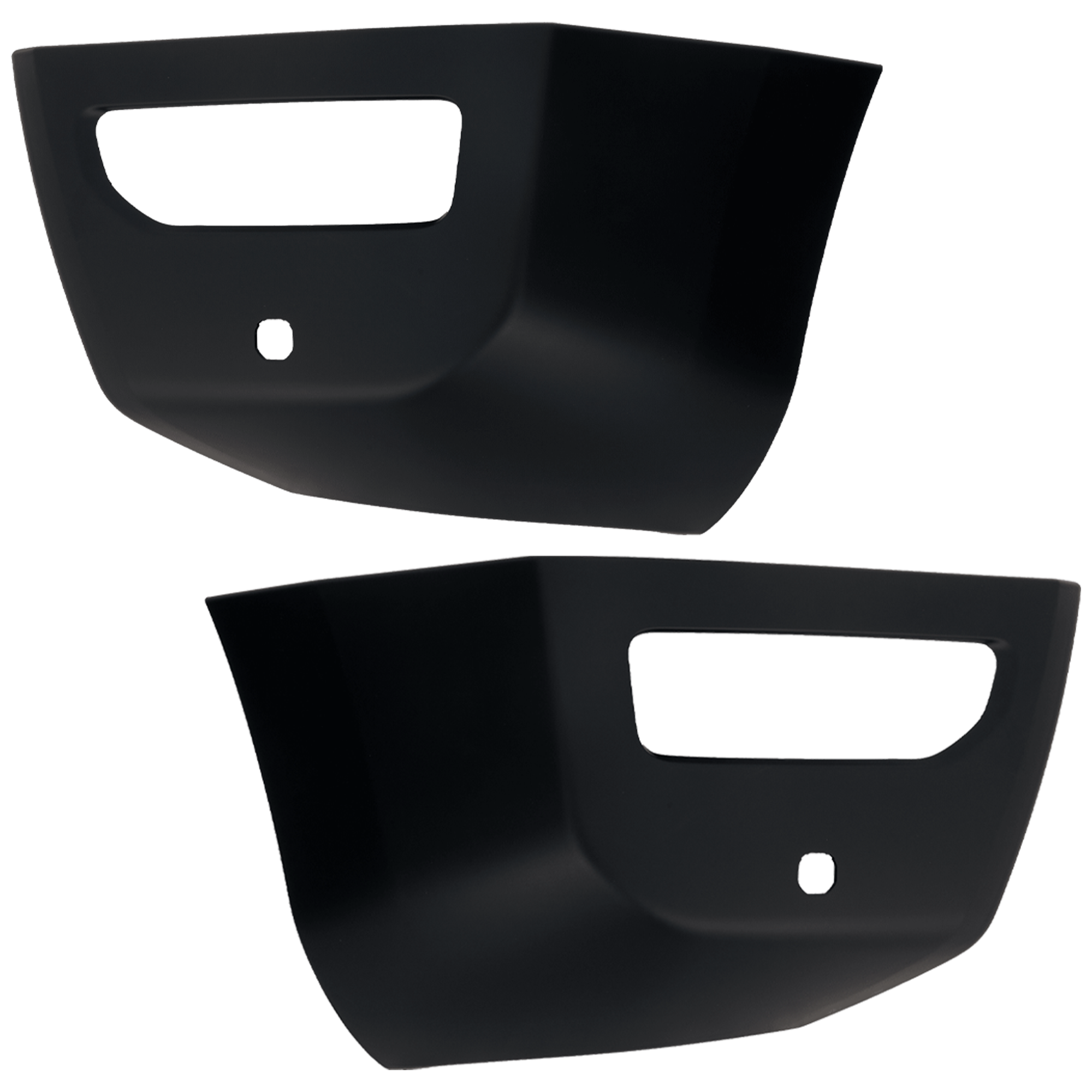 AM TITAN 20-23 FRONT BUMPER END RH AND LH Primed w Parking Aid Sensor Holes Crew Extended Cab CAPA SKU SET GN01110005Q Partslink NI1016103C NI1017103C OEM 620249FV1H 620259FV1H