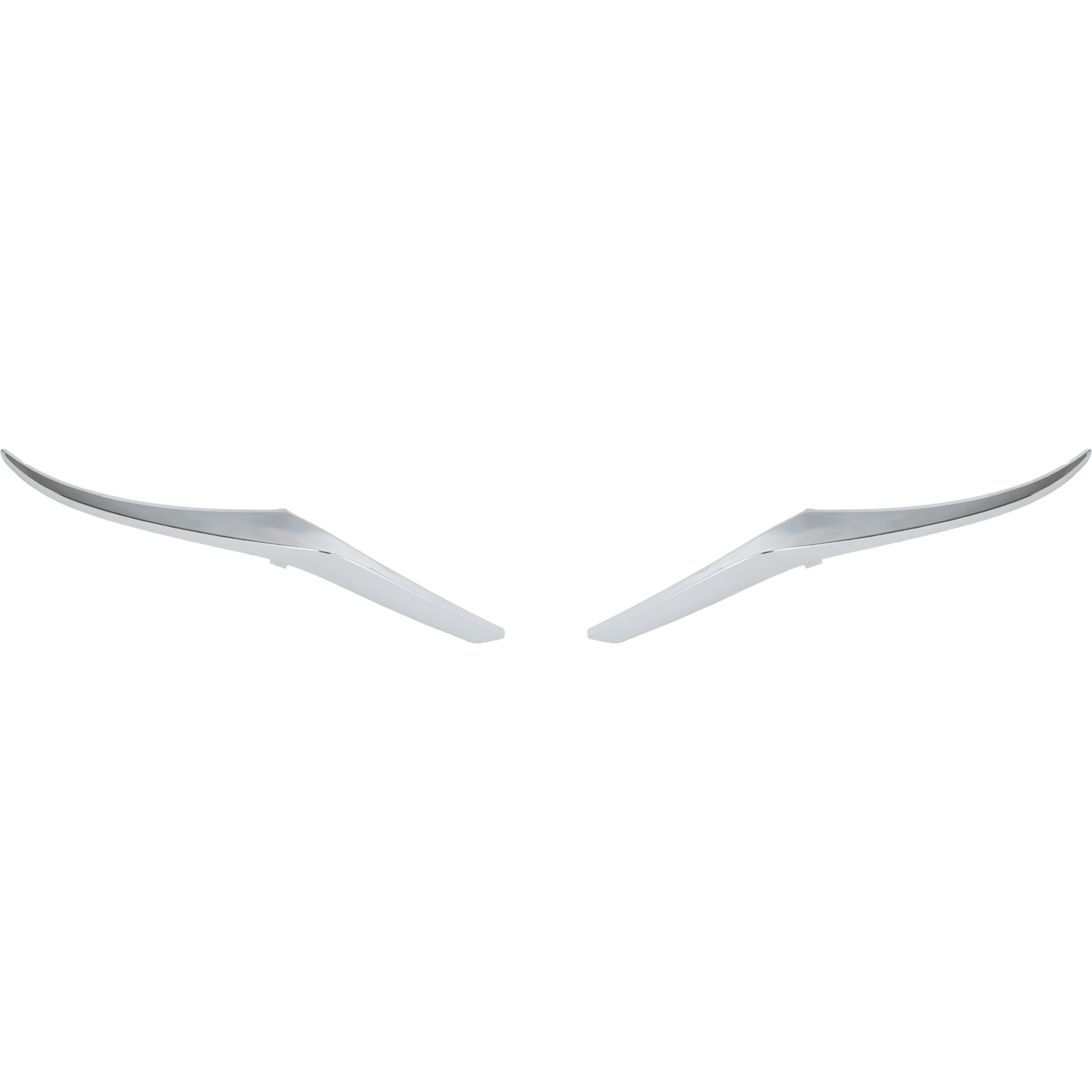 AM ALTIMA 23-23 GRILLE MOLDING RH AND LH Chrome CAPA SKU SET GN07070001Q Partslink NI1038189C NI1039189C OEM 620749HF0A 620759HF0A