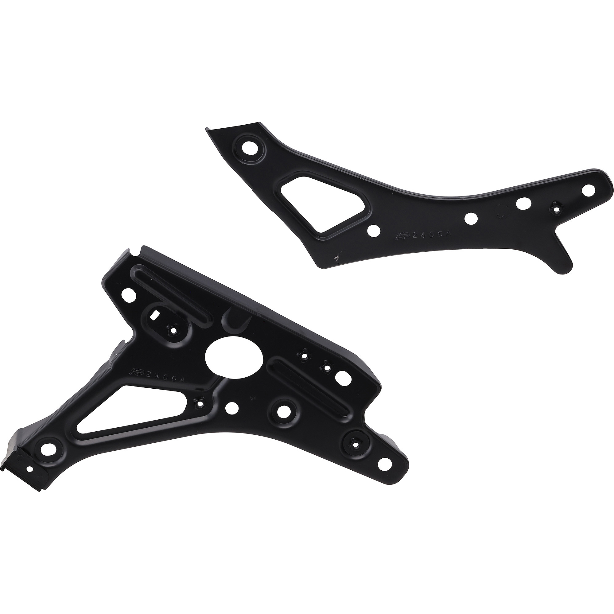 AM SENTRA 20-25 RADIATOR SUPPORT BRACKET RH AND LH Apron Connector Steel CAPA SKU SET GN25260003Q Partslink NI1246105C NI1247105C OEM F41906LBMA F41916LBMA