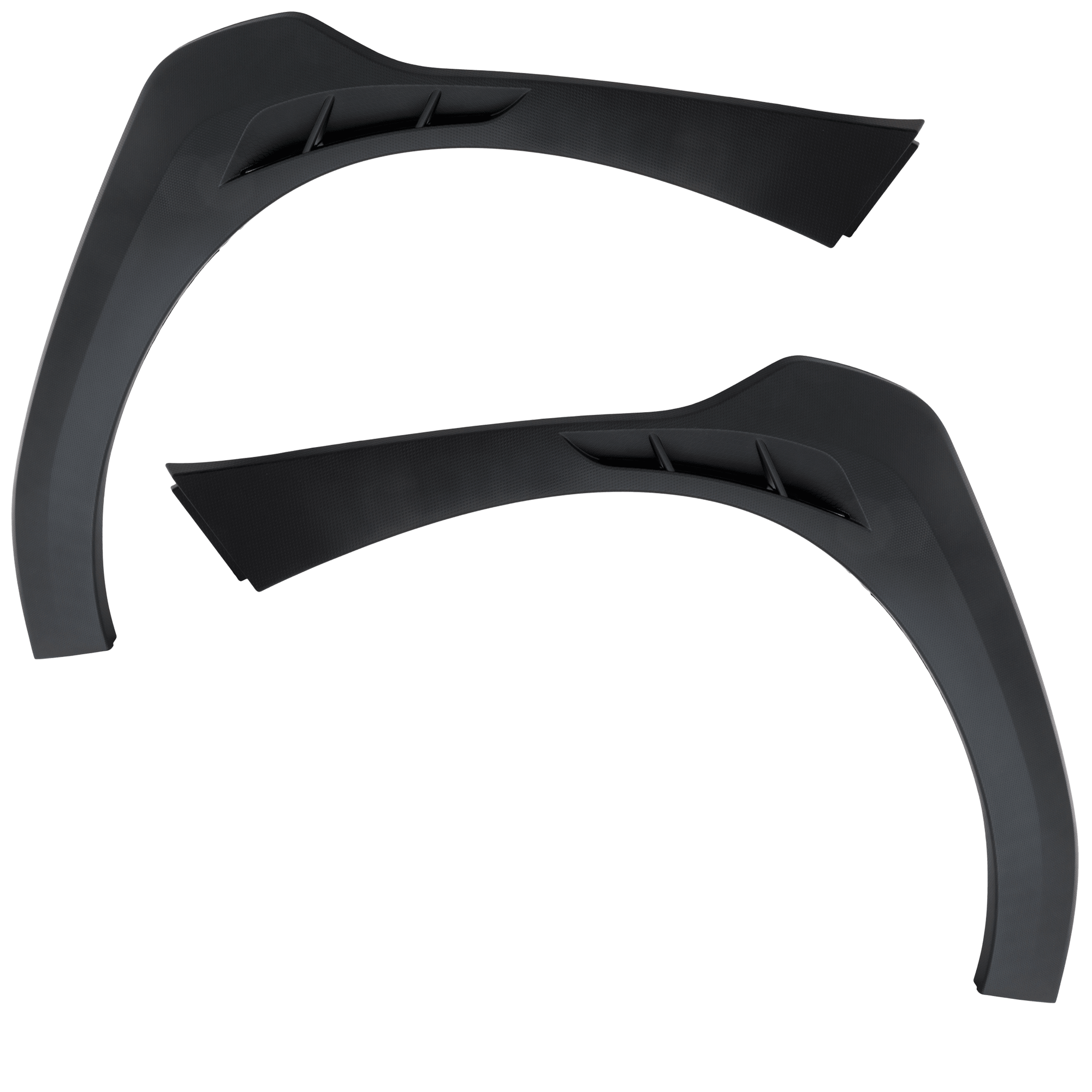 AM CROSSTREK 24-24 FRONT WHEEL OPENING MOLDING RH AND LH On Garnish Textured Black Limited Onyx Edition Sport Models CAPA SKU SET GS22130027Q Partslink SU1290105C SU1291105C OEM 91112FN20A 91112FN21A