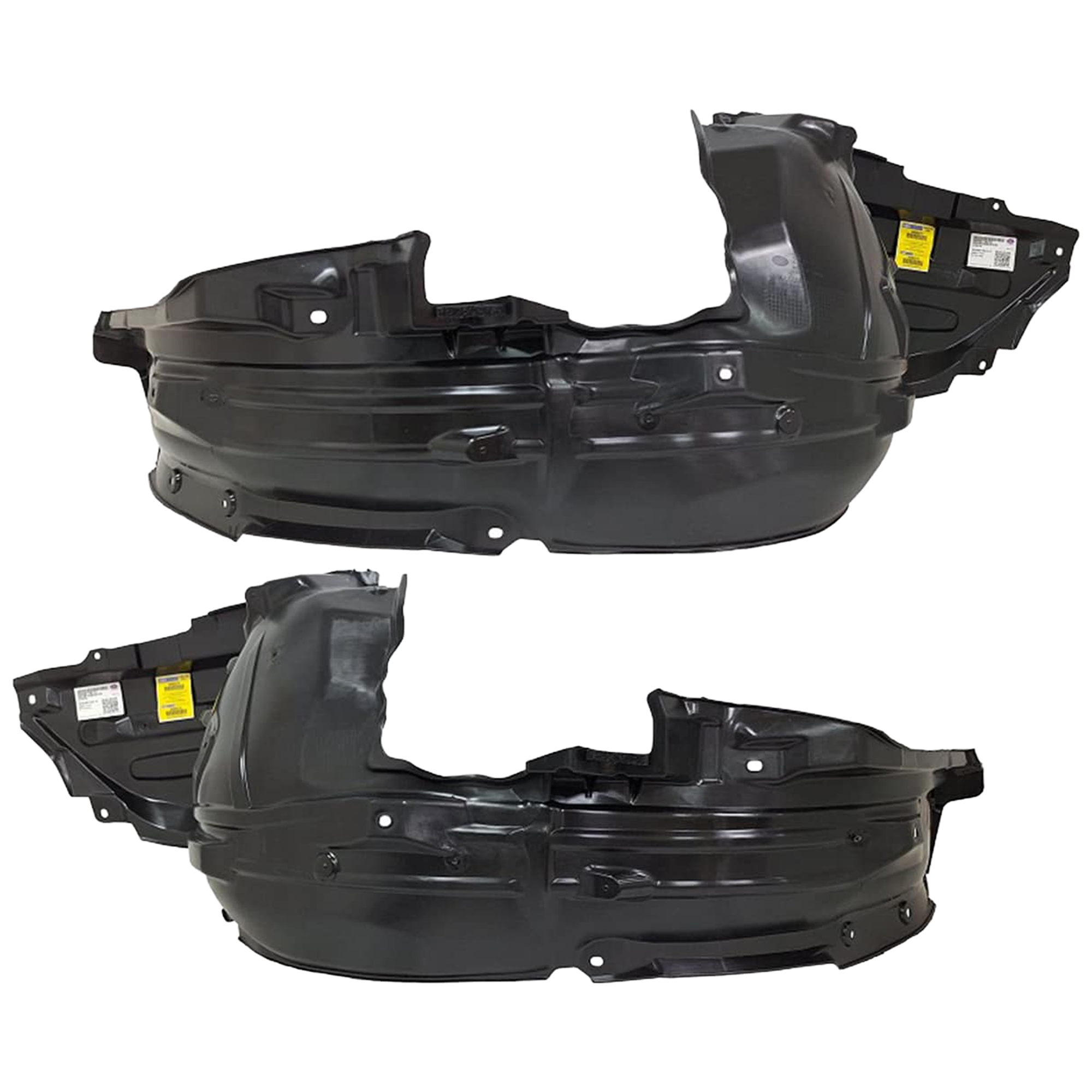 AM WRX 22-23 FRONT FENDER LINER RH AND LH Assembly Polyethylene Injection Form w o Insulation Foam CAPA SKU SET GS22210027Q Partslink SU1248143C SU1249143C OEM 59110VC020-59110VC030