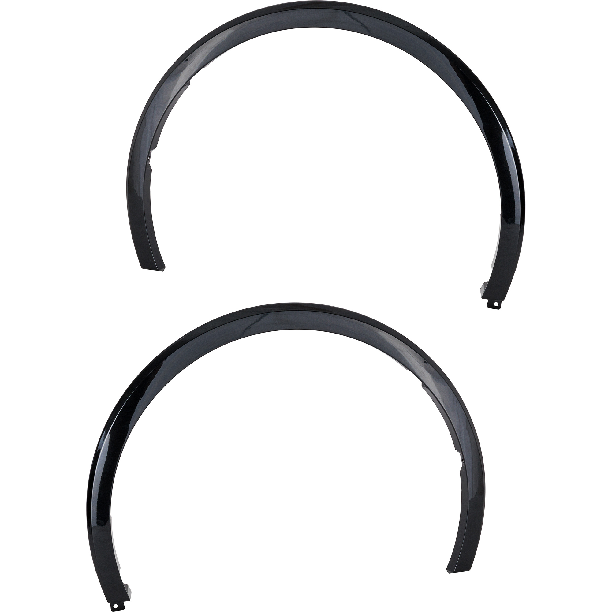 AM PRIUS PRIUS PRIME 23-23 FRONT WHEEL OPENING MOLDING RH AND LH Matte Black Plastic LE SE Models CAPA SKU SET GT22130053Q Partslink TO1290129C TO1291129C OEM 7560147010-7560247010