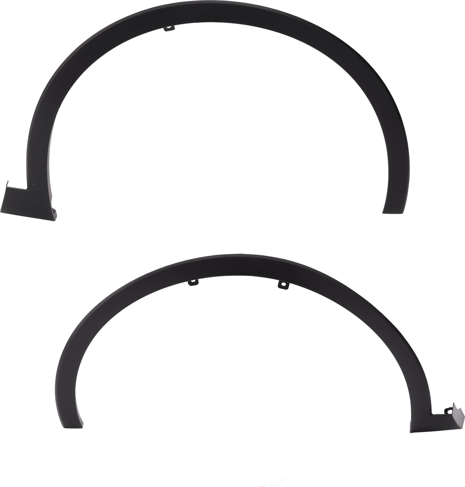 AM CROWN 23-23 FRONT WHEEL OPENING MOLDING RH AND LH Black CAPA SKU SET GT22130063Q Partslink TO1290131C TO1291131C OEM 7560130130-7560130131-75602301