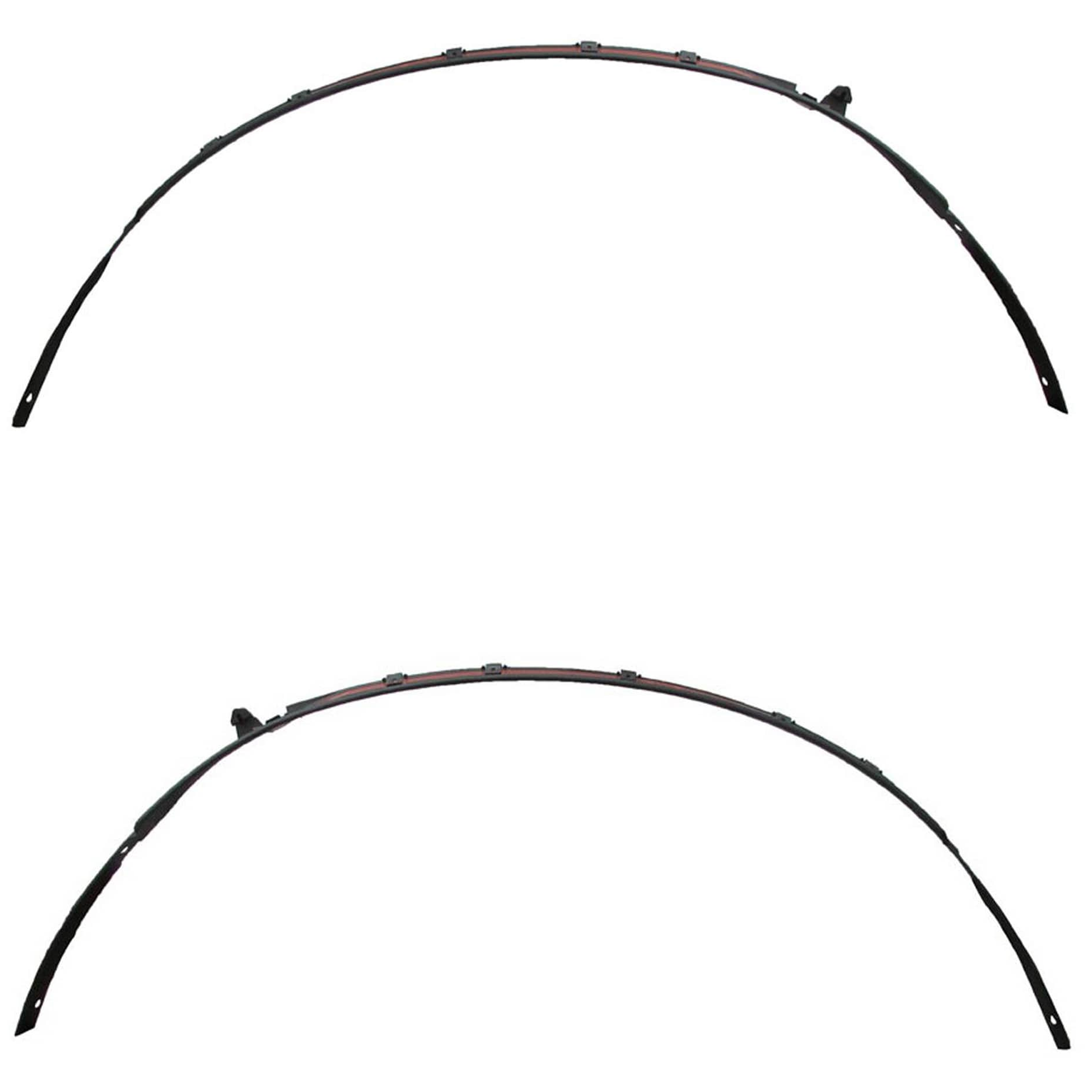 AM XC60-18-23 FRONT WHEEL OPENING MOLDING RH AND LH SKU SET GV22130001 Partslink VO1290101 VO1291101 OEM 32216423-32216424