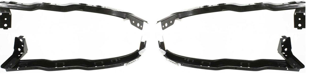 AM ODYSSEY 05-10 FRONT BUMPER BRACKET RH AND LH Corner Beam SKU SET H013129 Partslink HO1067106 HO1066107 OEM 71140SHJA00-71145SHJA00