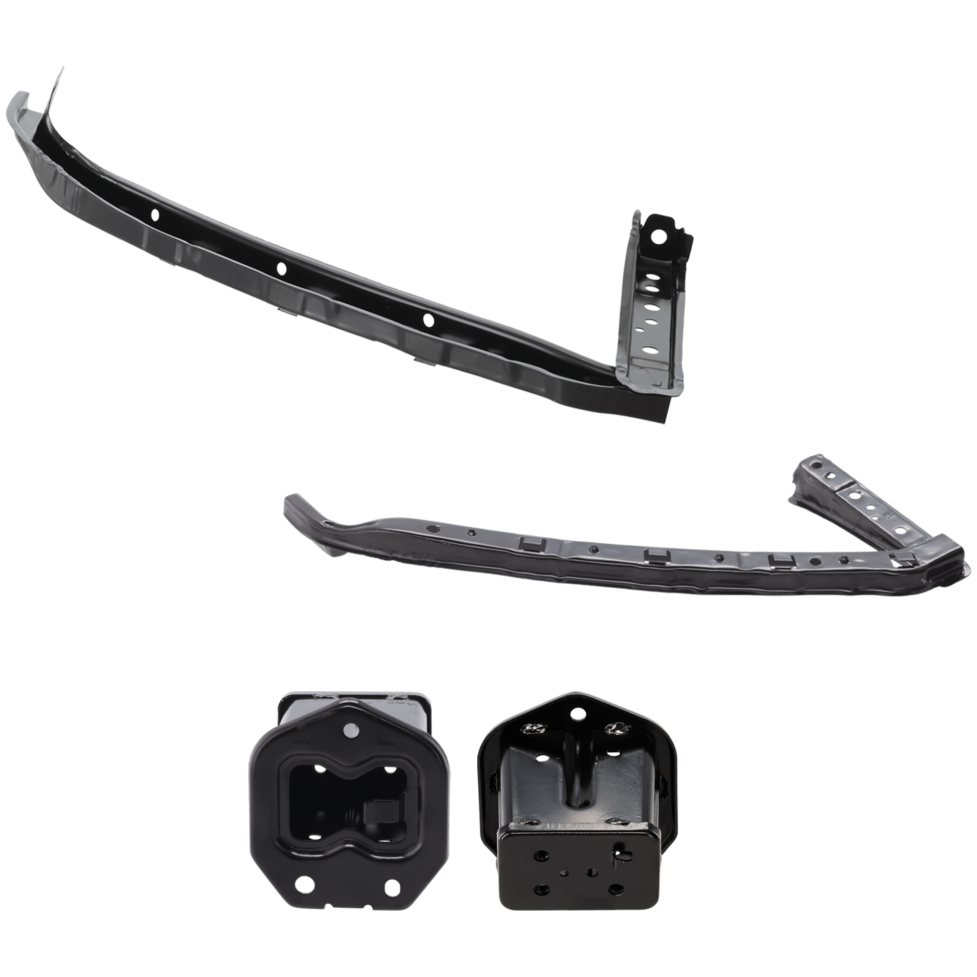 AM CIVIC 06-11 FRONT BUMPER BRACKET RH AND LH Set of 4 Steel SKU SET H013141 A Partslink HO1066106 HO1066108 HO1067107 HO1067108 OEM 71135SNAA00ZZ 71140SNAA00-7118