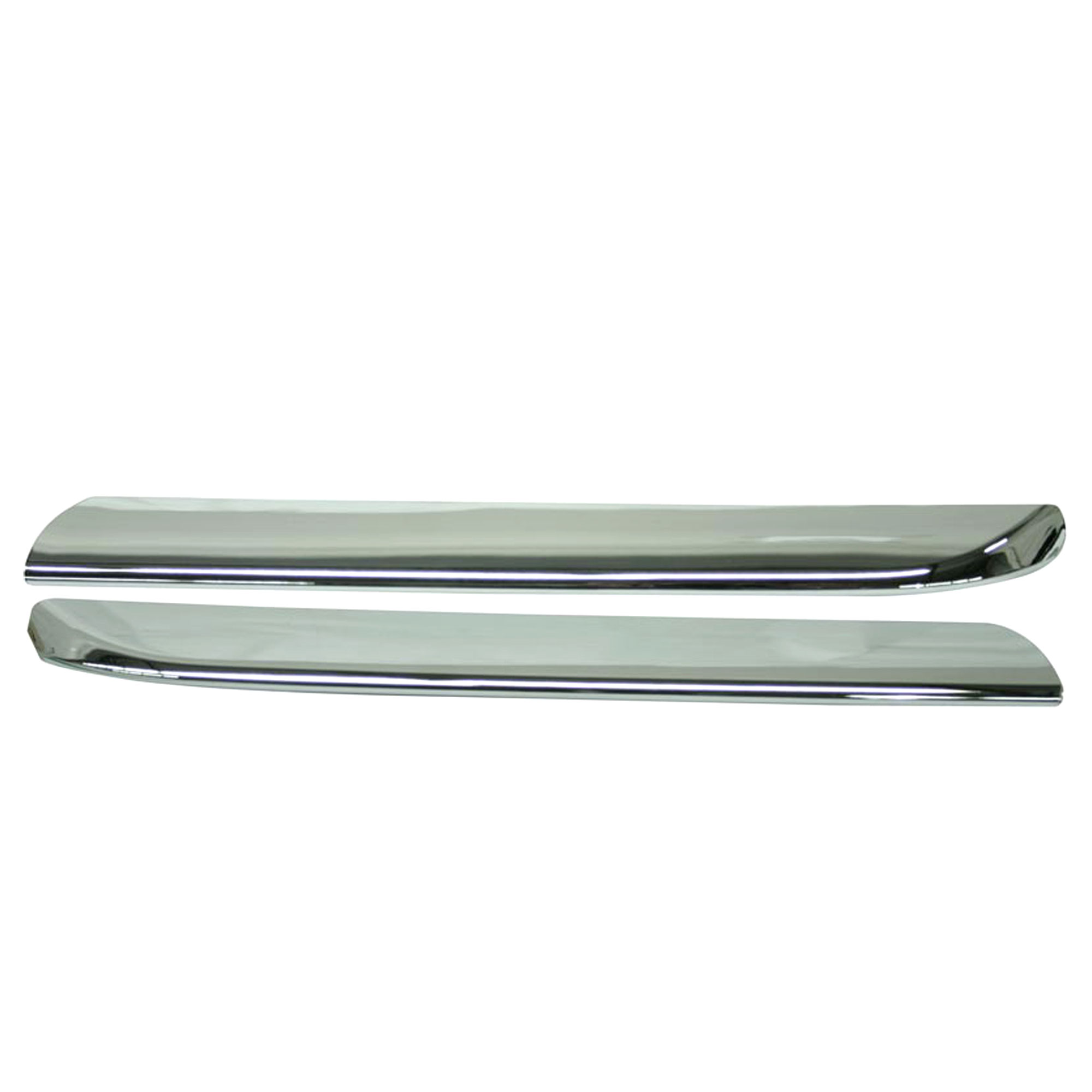 AM CR V 05-06 GRILLE MOLDING RH AND LH Upper Chrome Japan Built SKU SET H071101 Partslink HO1213104 HO1212104 OEM 71125S9A013-71126S9A003