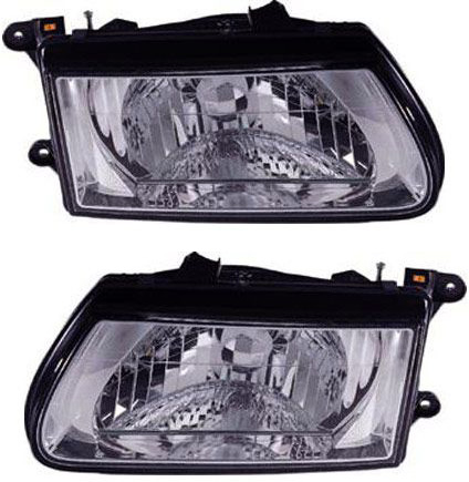 AM PASSPORT RODEO 00-02 HEAD LAMP RH AND LH Assembly Halogen SKU SET H100101 Partslink IZ2502105 IZ2503105 OEM 8972084273-8972084263
