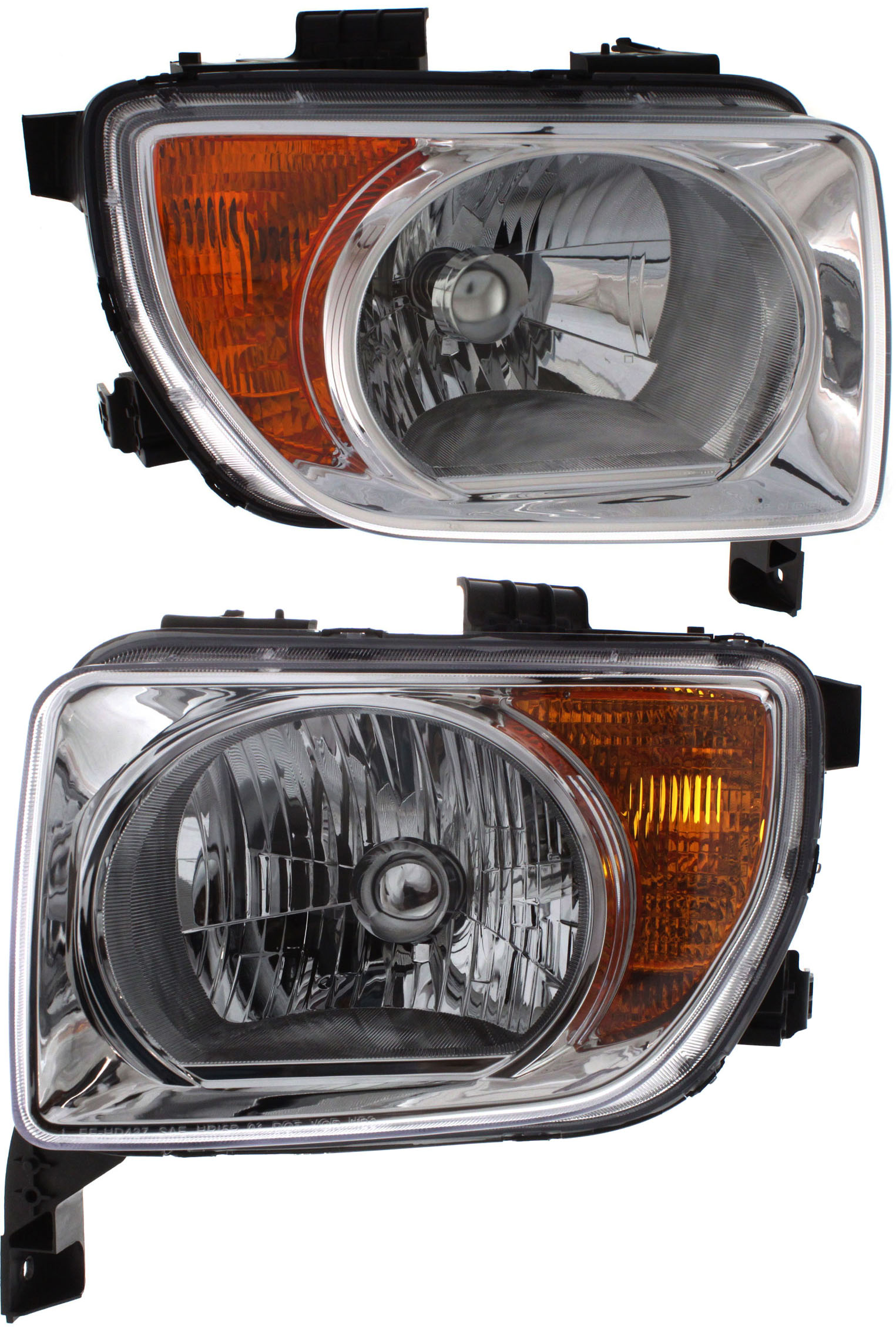 AM ELEMENT 03-06 HEAD LAMP RH AND LH Assembly Halogen SKU SET H100129 Partslink HO2519106 OEM 33151SCVA01 PFM 33101SCVA01 PF