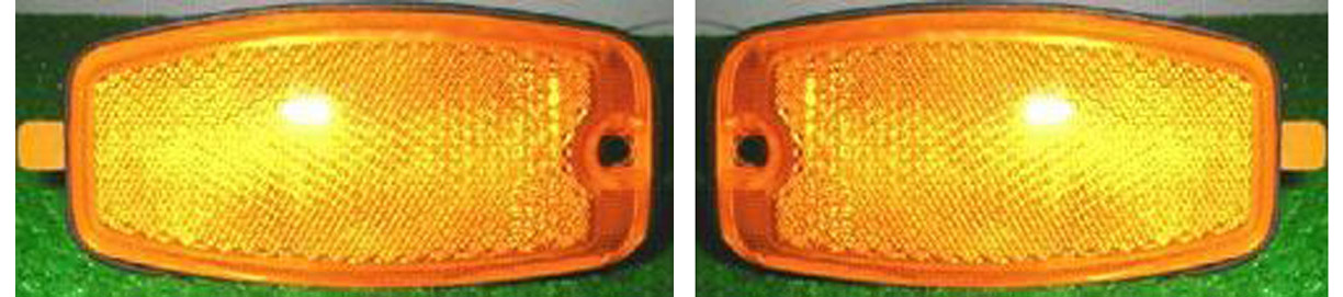 AM SANTA FE 01-05 TUCSON 05-09 FRONT SIDE MARKER LAMP RH AND LH Assembly SKU SET H104901 Partslink HY2550107 OEM 9230326010