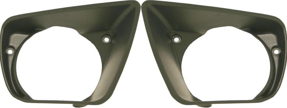 AM PILOT 03-05 FRONT FOG LAMP MOLDING RH AND LH Textured Black SKU SET H107529 Partslink HO2599101 HO2598101 OEM 08V31S9V10052-08V31S9V10053