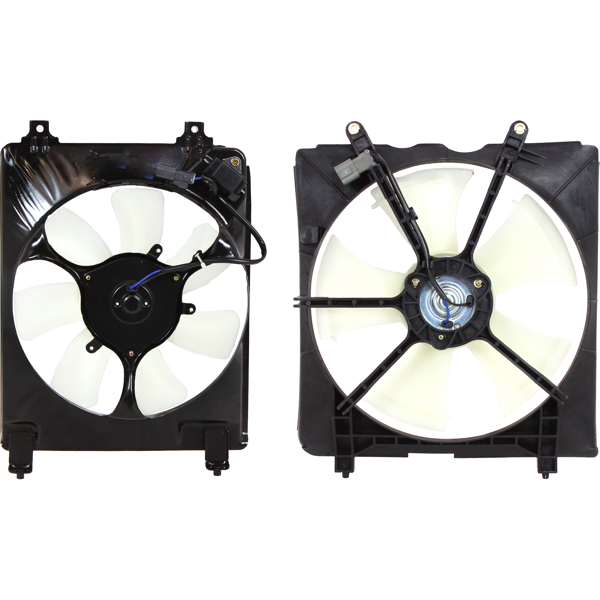 AM CIVIC 06-11 A C AND RADIATOR FAN SHROUD ASSEMBLY 1.8L Eng. Coupe Sedan Manual Transmission SKU SET H160941-2 Partslink HO3117102 HO3115129 OEM 19015RNAA02-38616RNAA01 PFM