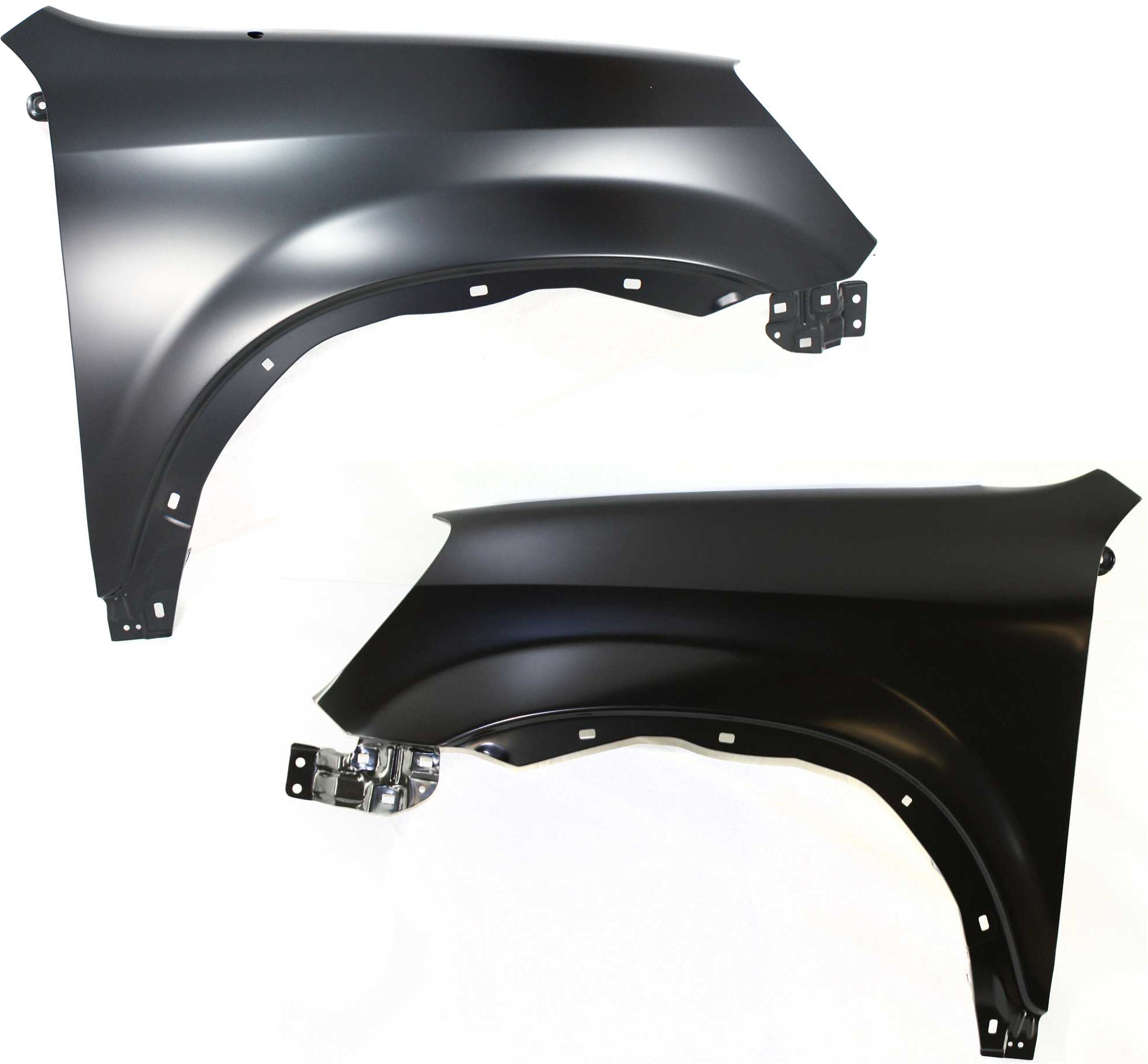 AM CR V 02-06 FRONT FENDER RH AND LH Primed w o Signal Light Holes w Antenna Hole SKU SET H220127 Partslink HO1241156 HO1240156 OEM 60211SCAA90ZZ 60261SCAA90ZZ