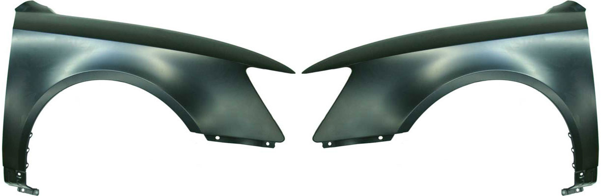 AM SONATA 06-10 FRONT FENDER RH AND LH Primed Steel SKU SET H220175 Partslink HY1241134 HY1240134 OEM 663200A000-663100A000