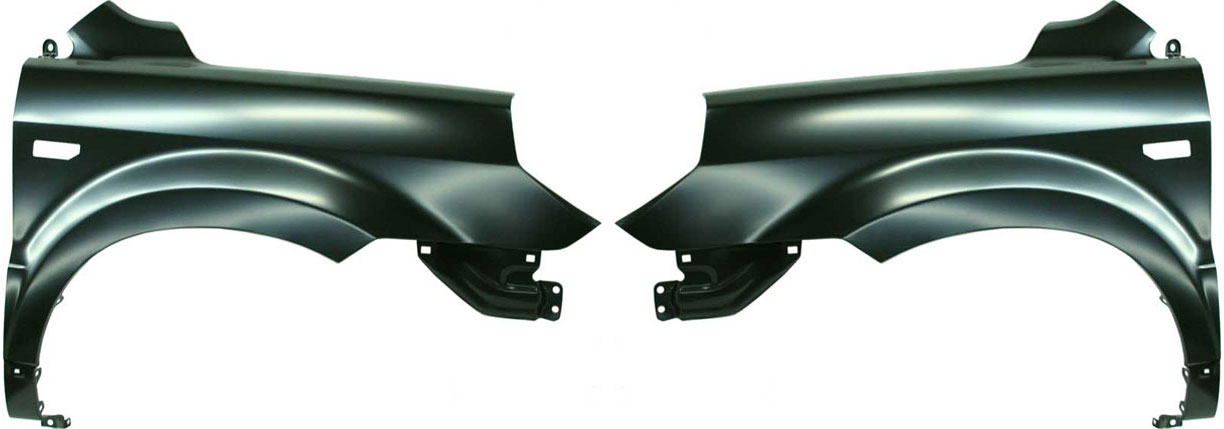 AM PILOT 06-08 FRONT FENDER RH AND LH Primed CAPA SKU SET H220183Q Partslink HO1240170C HO1241170C OEM 60211S9VA80ZZ 60261S9VA80ZZ