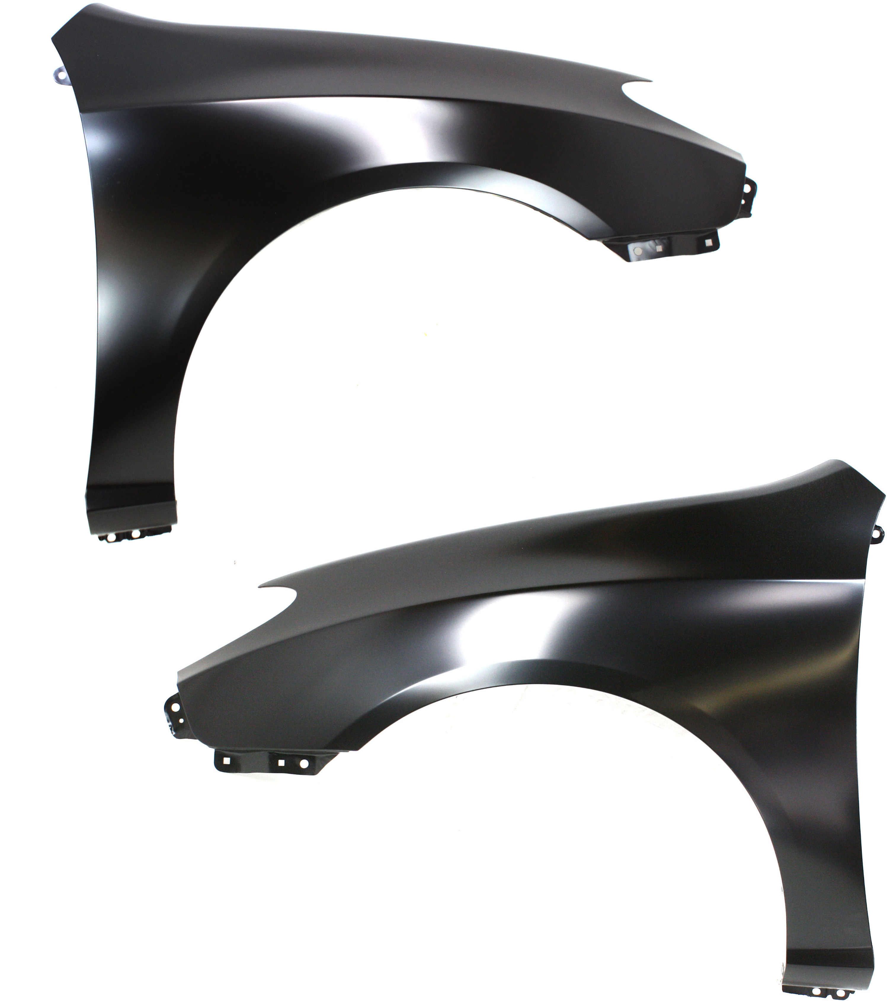 AM ELANTRA 07-10 FRONT FENDER RH AND LH Primed Sedan w o Signal Light Hole CAPA SKU SET H220187Q Partslink HY1241138C HY1240138C OEM 663212H022-663112H022