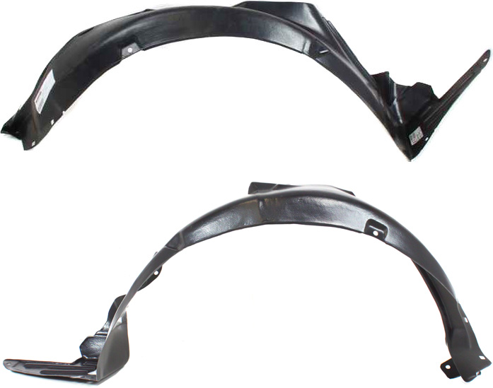 AM ACCENT 03-06 FRONT FENDER LINER RH AND LH SKU SET H222145 Partslink HY1250106 HY1251106 OEM 8681125500-8681225500