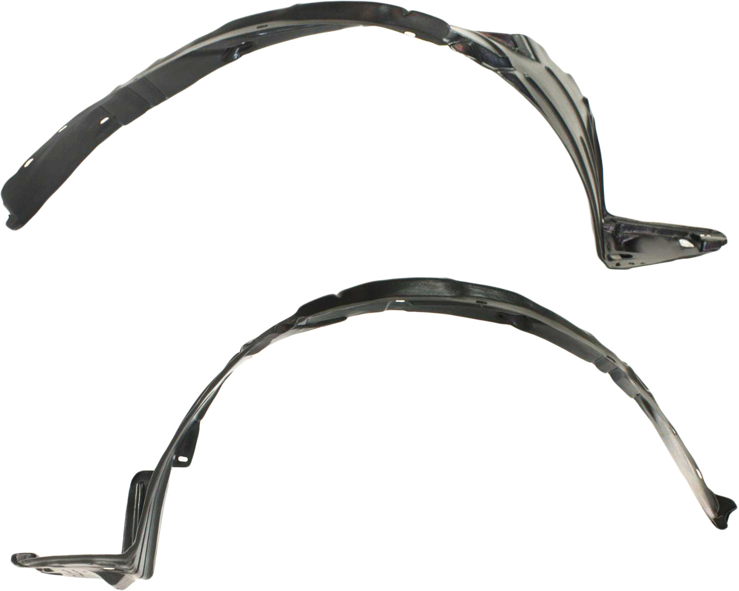 AM CIVIC 04-05 FRONT FENDER LINER RH AND LH Coupe Sedan SKU SET H222161 Partslink HO1249121 HO1248121 OEM 74101S5AJ01-74151S5AJ00