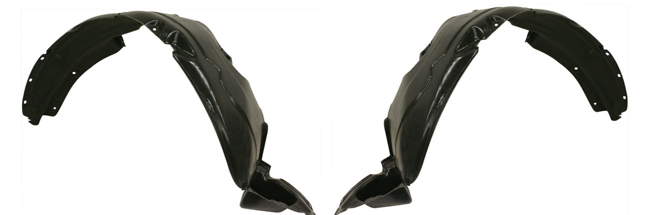 AM SANTA FE 07-09 FRONT FENDER LINER RH AND LH SKU SET H222311 Partslink HY1251114 HY1250114 OEM 868200W000-868100W000