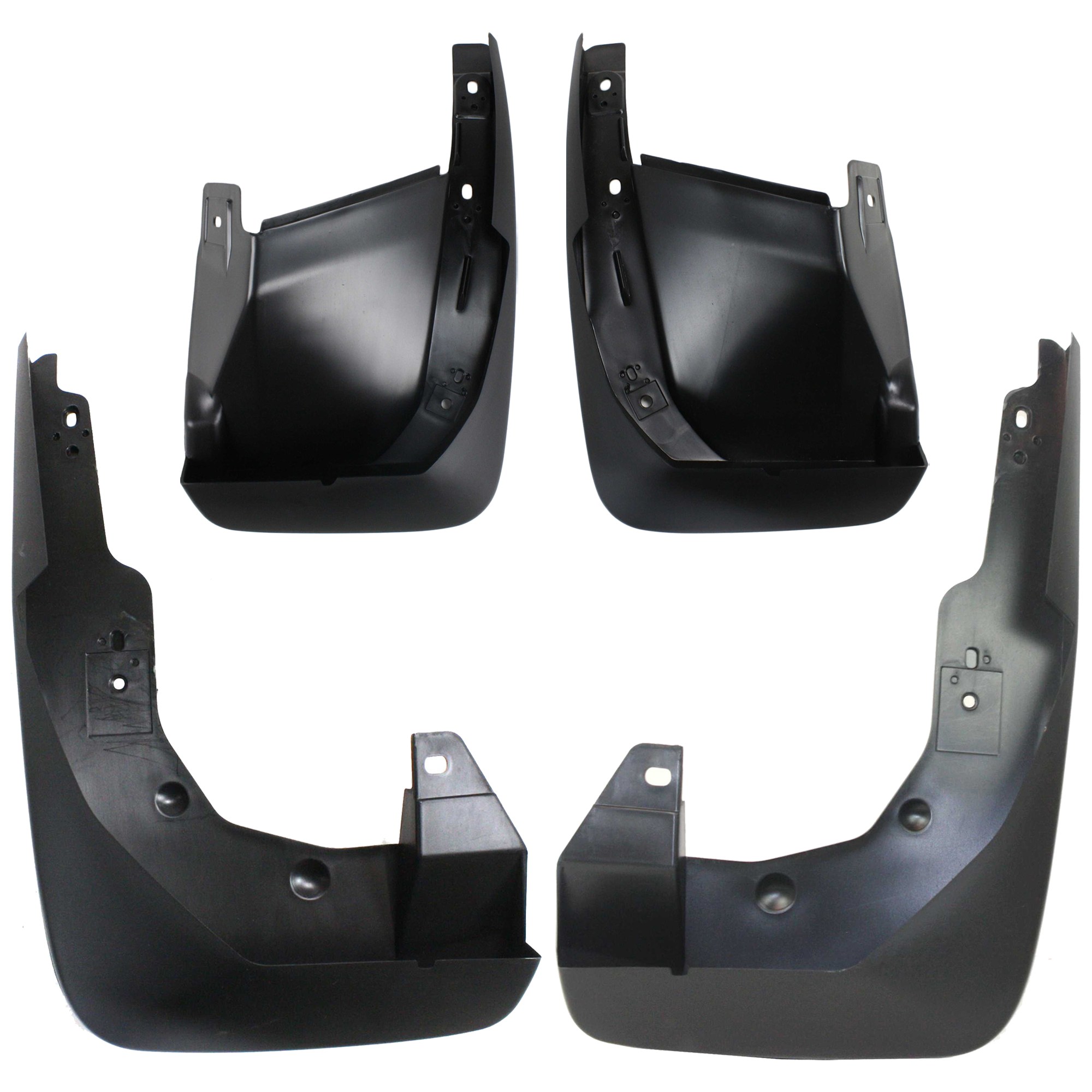 AM CR V 07-08 FRONT MUD GUARD RH AND LH Set of 4 Mud Flap Black SKU SET H223101-4 Partslink HO1294102 HO1295102 HO1708102 HO1709102 OEM 75800SWA003-75810SWA003-75820S