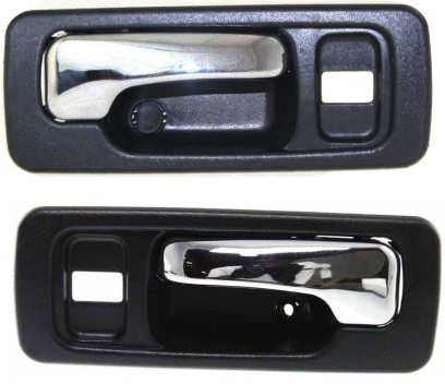 AM ACCORD 90-93 FRONT DOOR HANDLE RH and LH Included Inside Chrome Lever+Black Housing w Lock Hole SKU SET H462109 OEM 72125SM4003ZD 72165SM4003ZD