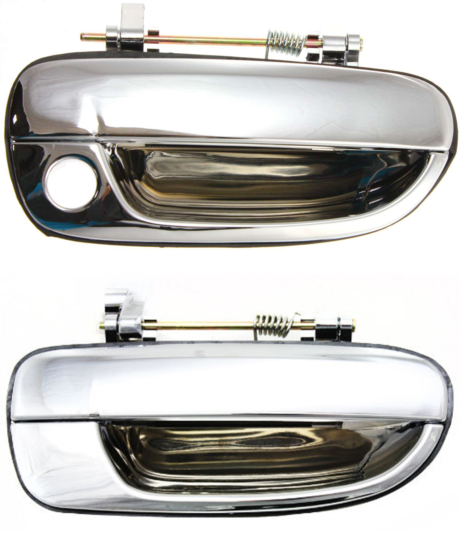 AM ACCENT 00-06 FRONT AND REAR DOOR HANDLE RH Outside Set of 2 All Chrome SKU SET H462155-2 OEM 8266025000 PFM 8366025000 PFM