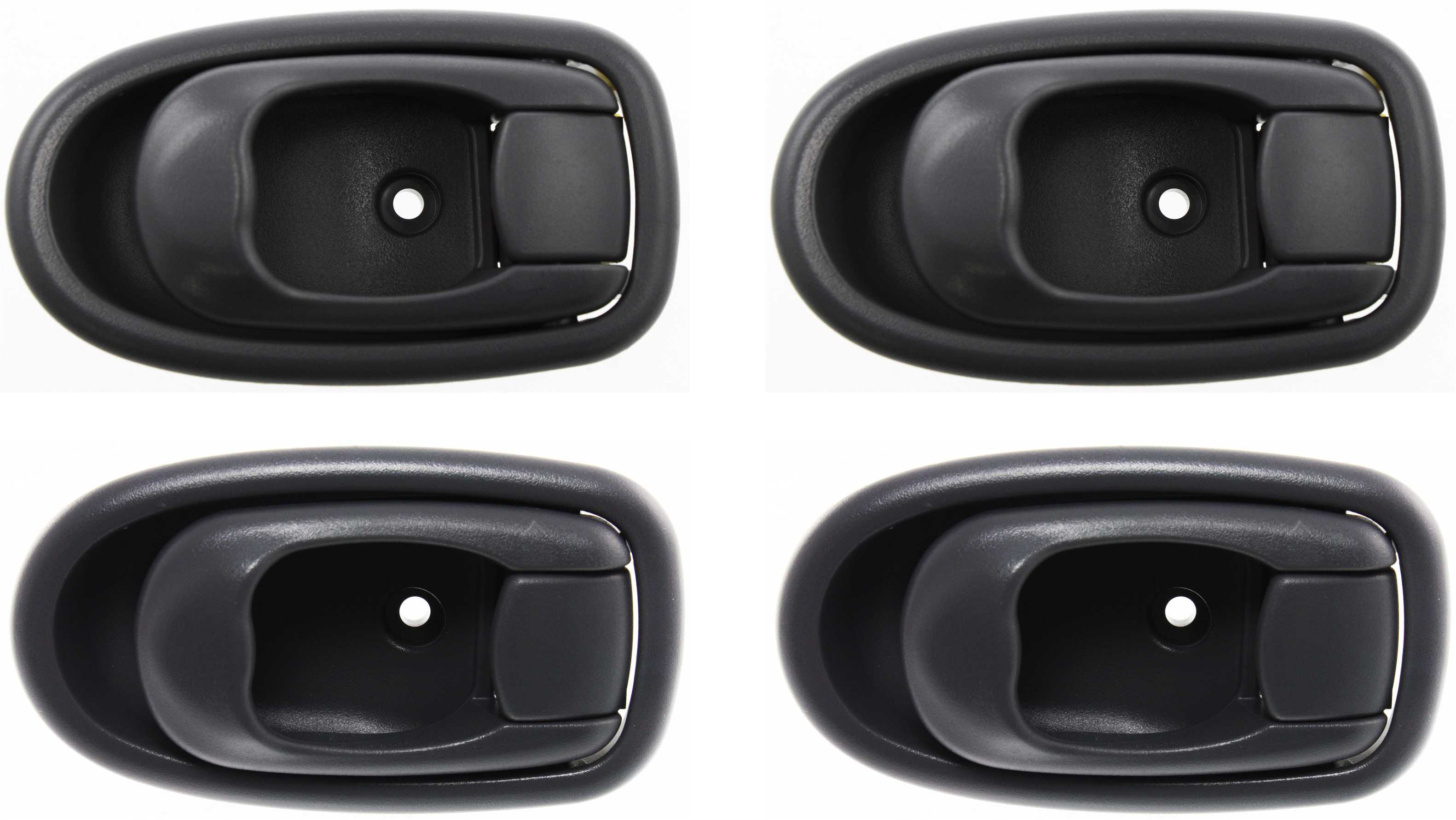 AM ELANTRA 96-98 FRONT AND REAR DOOR HANDLE RH AND LH Assembly Inside Dark Gray SKU SET H462163-4 Partslink HY1353102 HY1352102 OEM 8262029002LG 8261029002LG