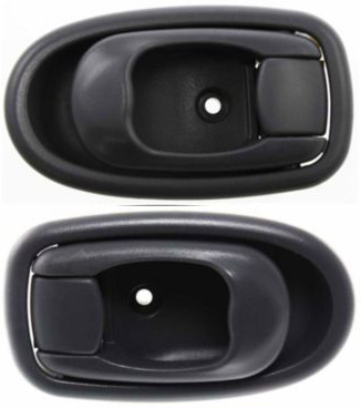 AM ELANTRA 96-98 FRONT DOOR HANDLE RH and LH Included Assembly Inside Dark Gray =REAR SKU SET H462163 Partslink HY1353102 HY1352102 OEM 8262029002LG 8261029002LG