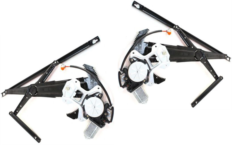AM CIVIC 92-95 FRONT WINDOW REGULATOR RH AND LH Power w Motor 2 Door SKU SET H462903 Partslink HO1351112 HO1350112 OEM 72211SR3J01-72251SR3J01