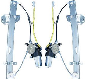 AM ACCORD 98-02 FRONT WINDOW REGULATOR RH AND LH Power w Motor Sedan SKU SET H462907 Partslink HO1351106 HO1350106 OEM 72210S84A03-72250S84A03