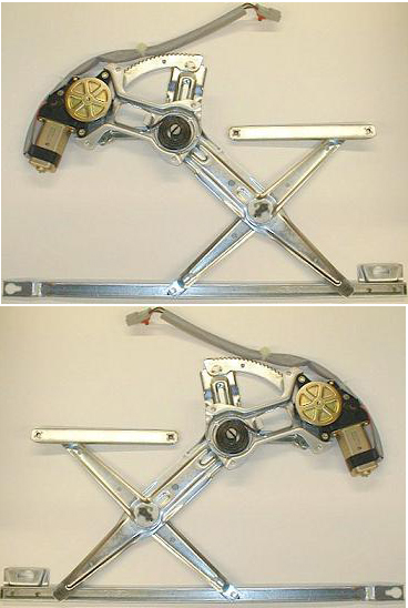 AM ACCORD 90-93 FRONT WINDOW REGULATOR RH AND LH Power With Motor SKU SET H462909 Partslink HO1351103 HO1350103 OEM 72211SM4003 PFM 72215SM4A01-72