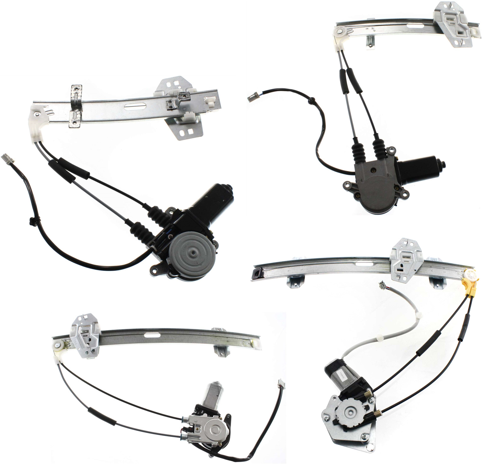 AM ACCORD 94-97 FRONT AND REAR WINDOW REGULATOR RH AND LH Power w Motor SKU SET H462911-4 Partslink HO1351101 HO1350101 HO1551109 HO1550109 OEM 72210SV4A01-72250SV4A01-72710S