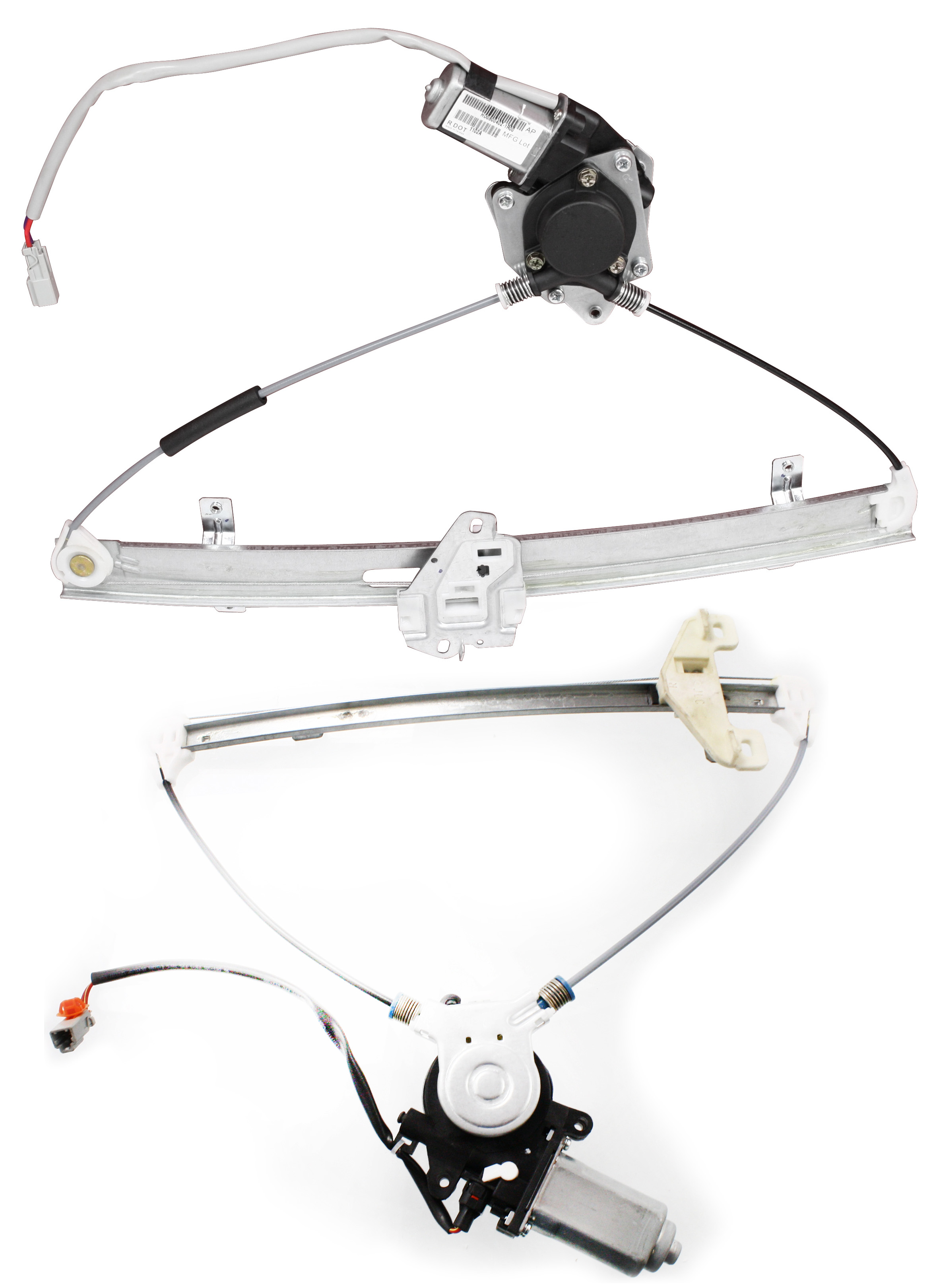 AM CIVIC 01-05 FRONT AND REAR WINDOW REGULATOR RH Power w Motor SKU SET H462915-2R Partslink HO1351108 HO1551103 OEM 72210S5DA06-72710S5DA05