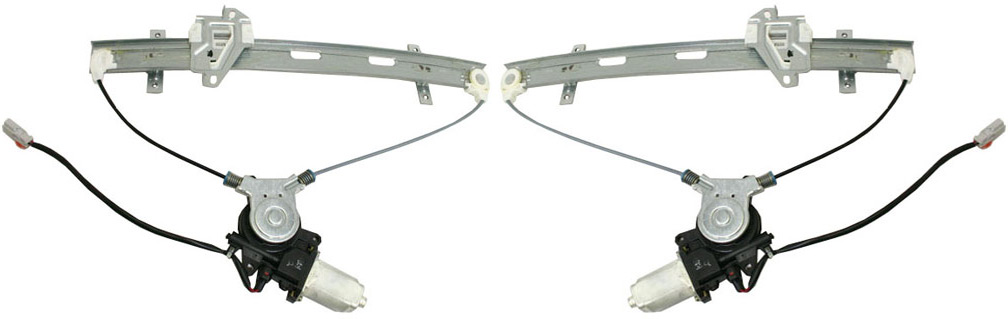 AM CIVIC 01-05 EL 01-01 FRONT WINDOW REGULATOR RH and LH Power w Motor Sedan SKU SET H462915 Partslink HO1351108 HO1350108 OEM 72210S5DA06-72250S5DA06